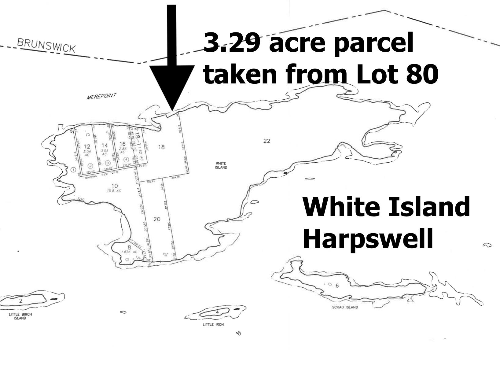 Map 80 Lot 18-0 White Island Harpswell ME 04079