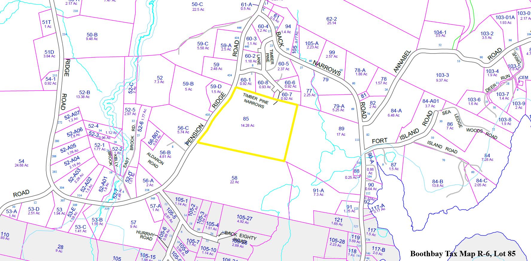Lot 85 Pension Ridge Road Boothbay ME 04537
