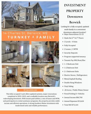 14 Charles Street Berwick ME 03901