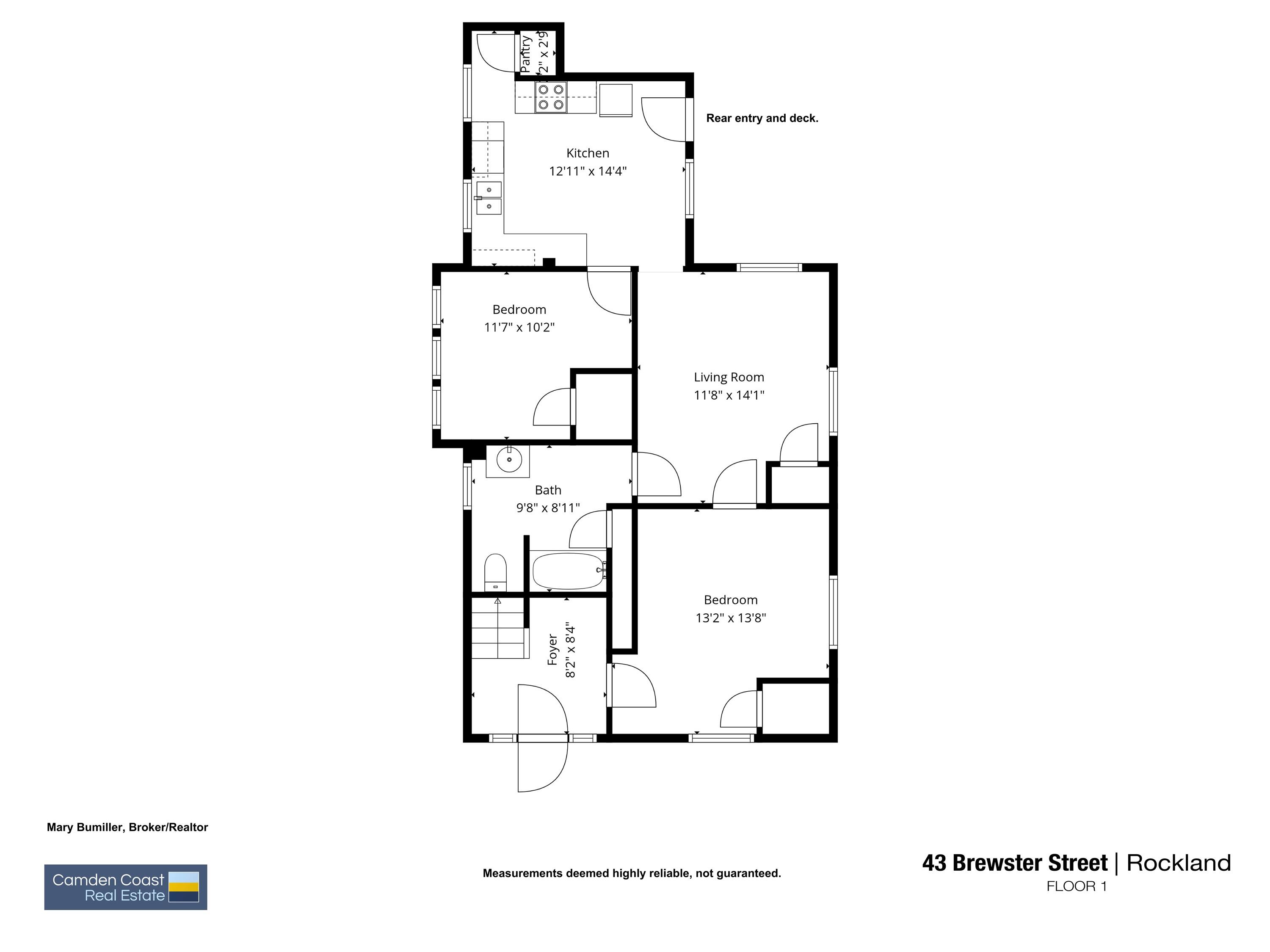 43 Brewster Street Rockland ME 04841