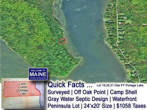 Lot 19-21 Oak Point Trail Portage Lake ME 04768