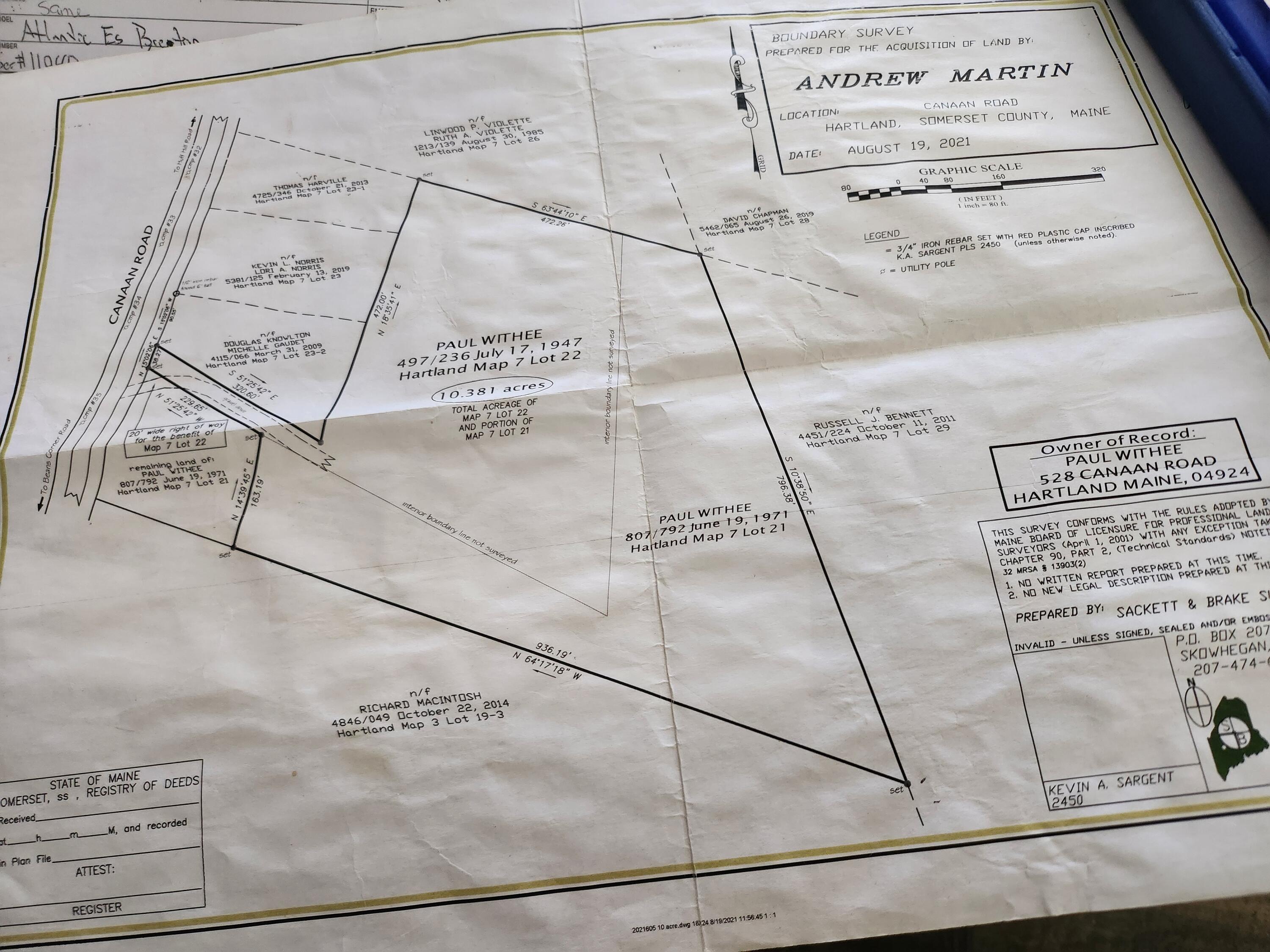 510 Canaan Road Hartland ME 04943