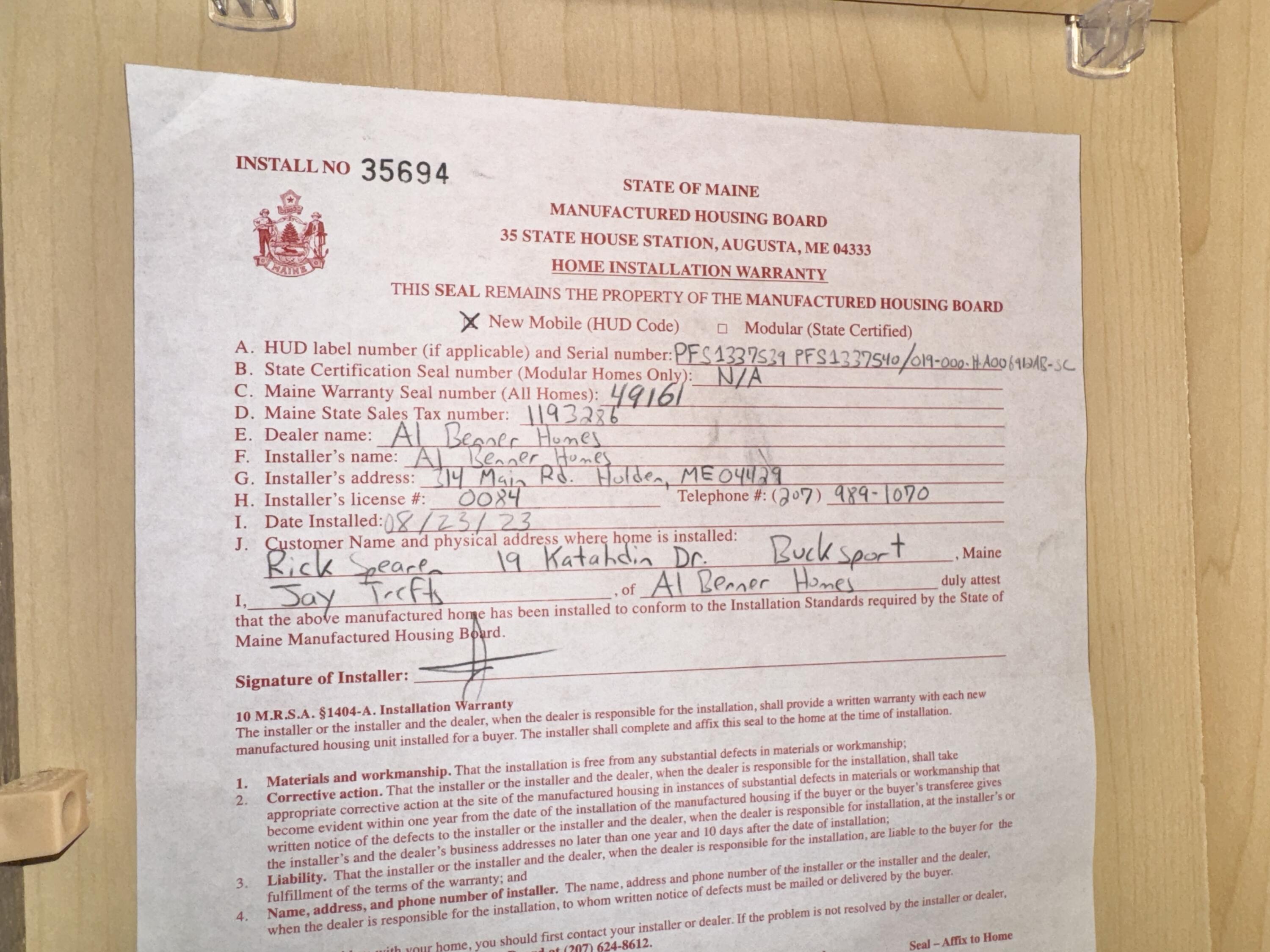 19 Katahdin Drive Bucksport ME 04416