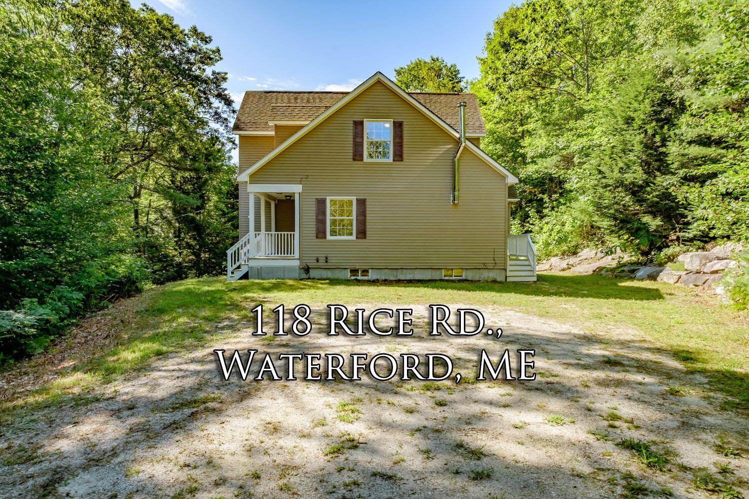 118 Rice Road Waterford ME 04088