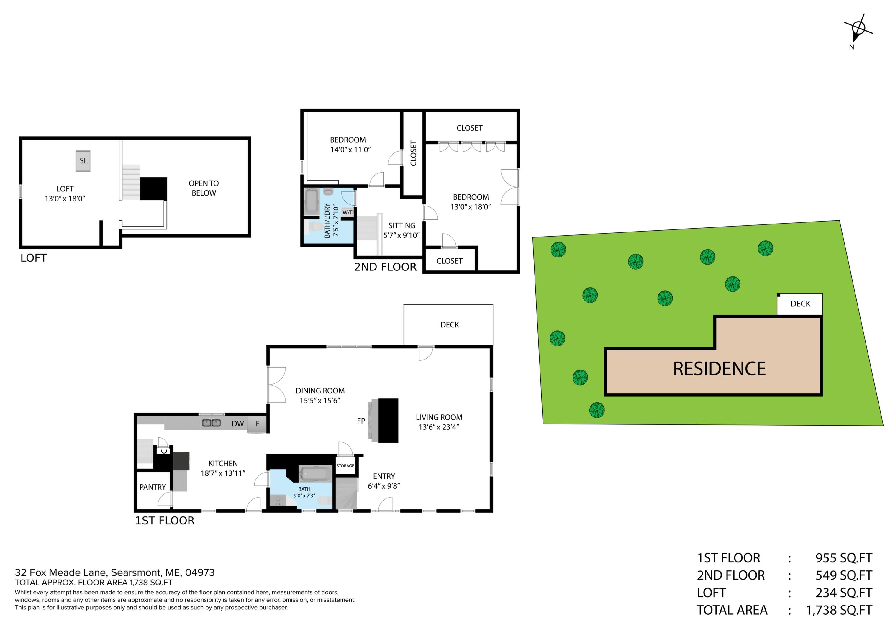 18, 22 &32 Fox Meade Lane Searsmont ME 04973