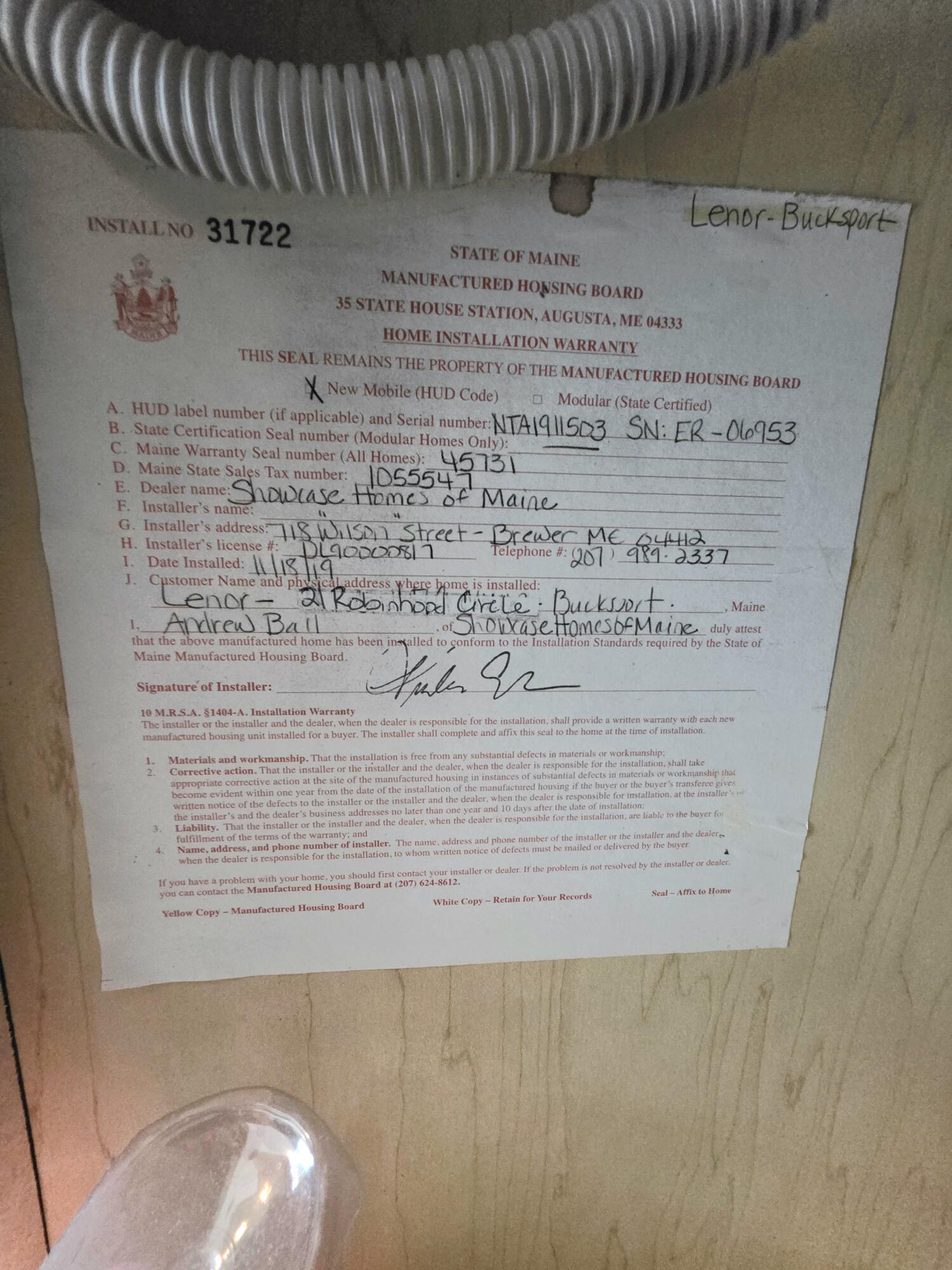 21 Robin Hood Circle Bucksport ME 04416