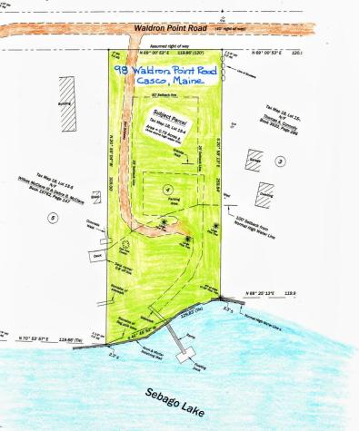 98 Waldron Point Road & Doctor Island Casco ME 04015