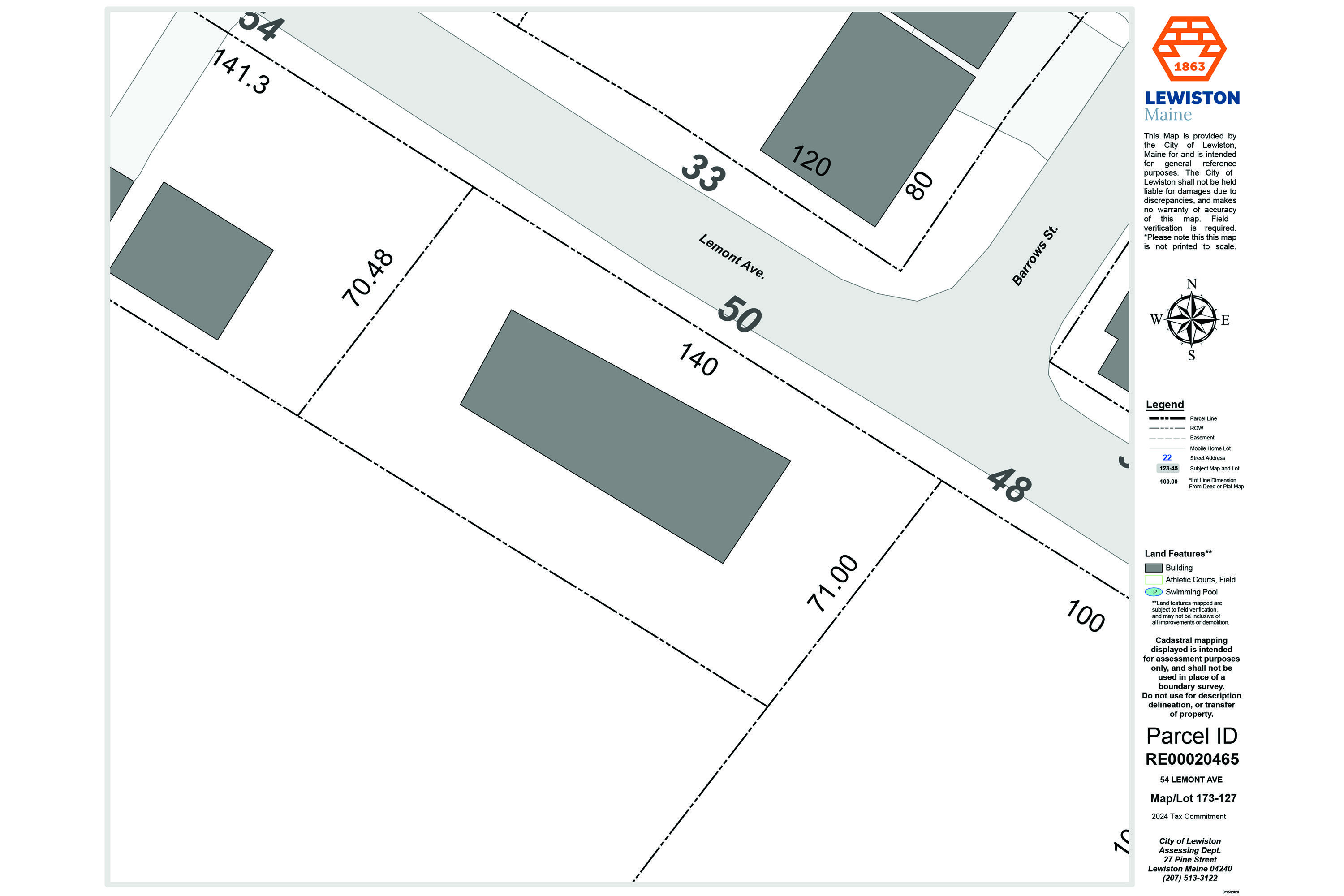 50 Lemont Avenue Lewiston ME 04240