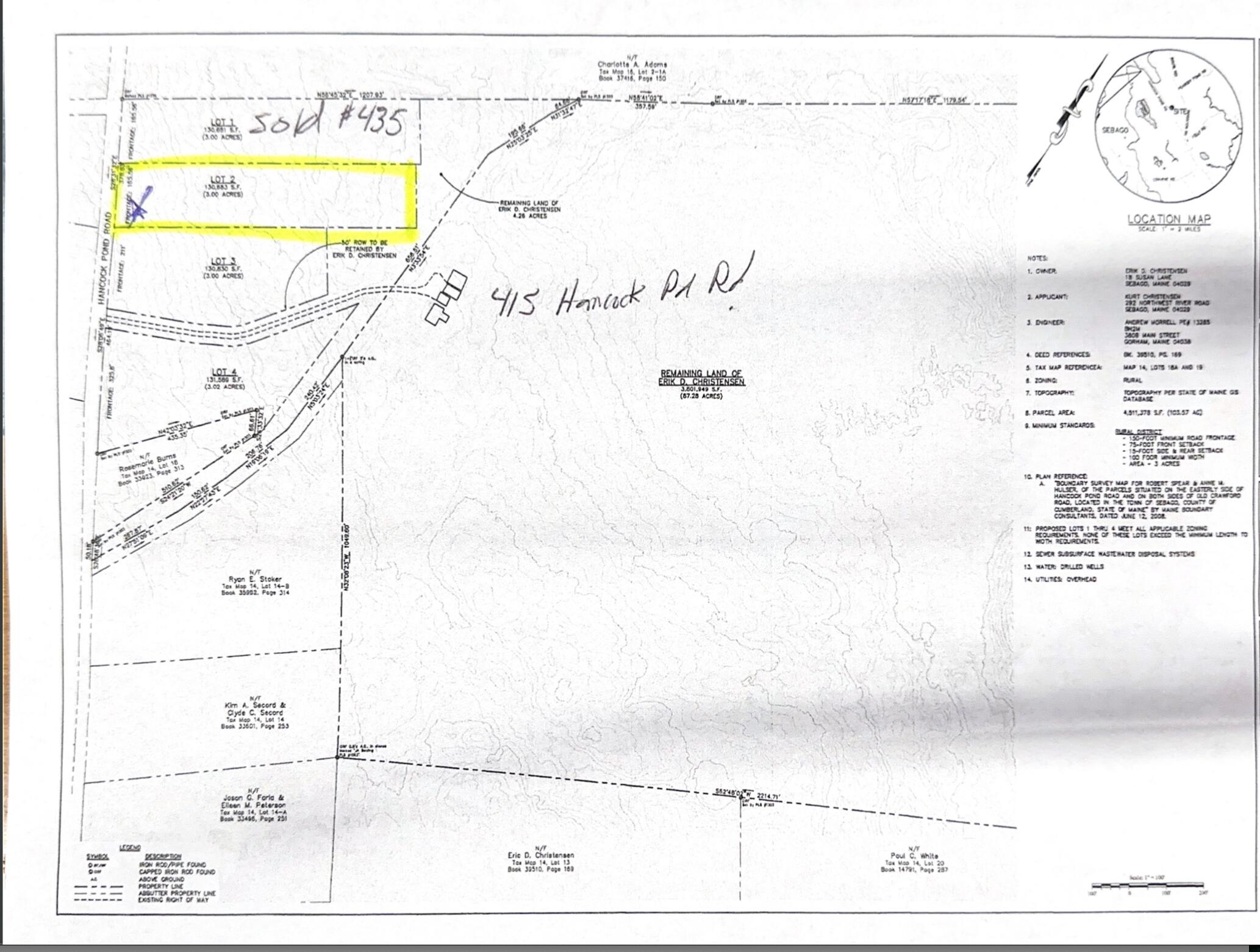 Lot 2 Hancock Pond Road Sebago ME 04029
