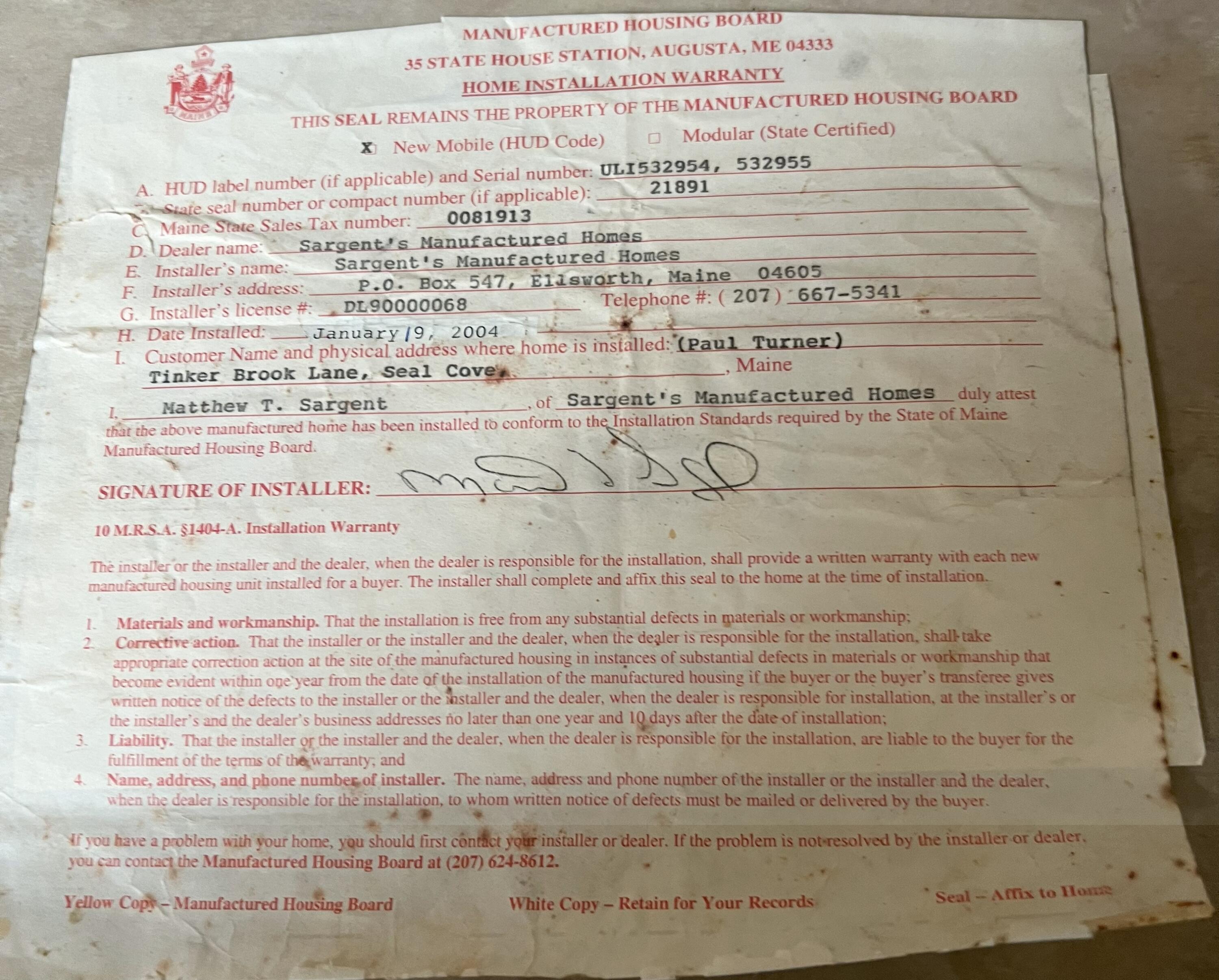 32 Tinker Brook Lane Tremont ME 04674