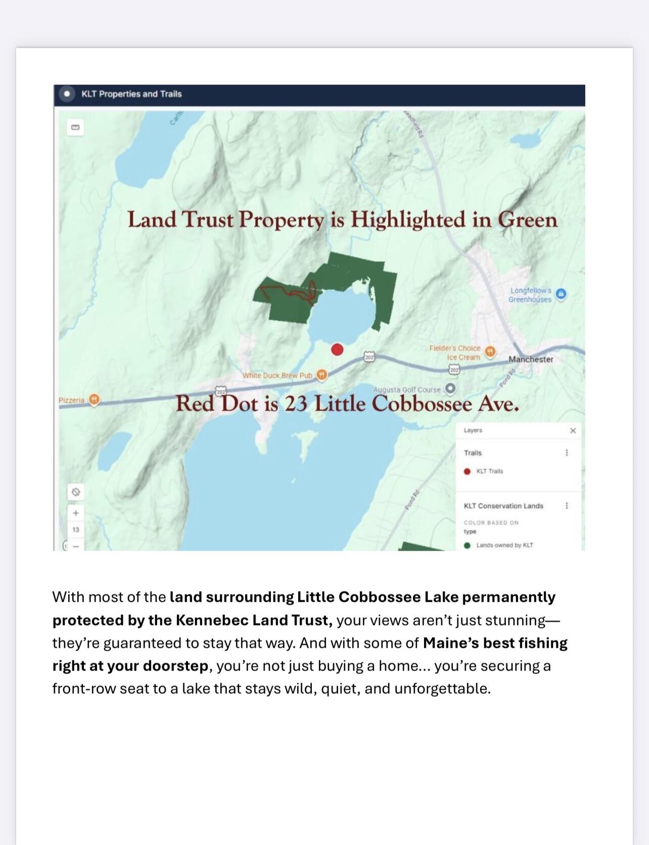 23 Little Cobbossee Avenue Winthrop ME 04364