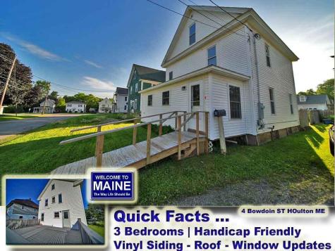 4 Bowdoin Street Houlton ME 04730