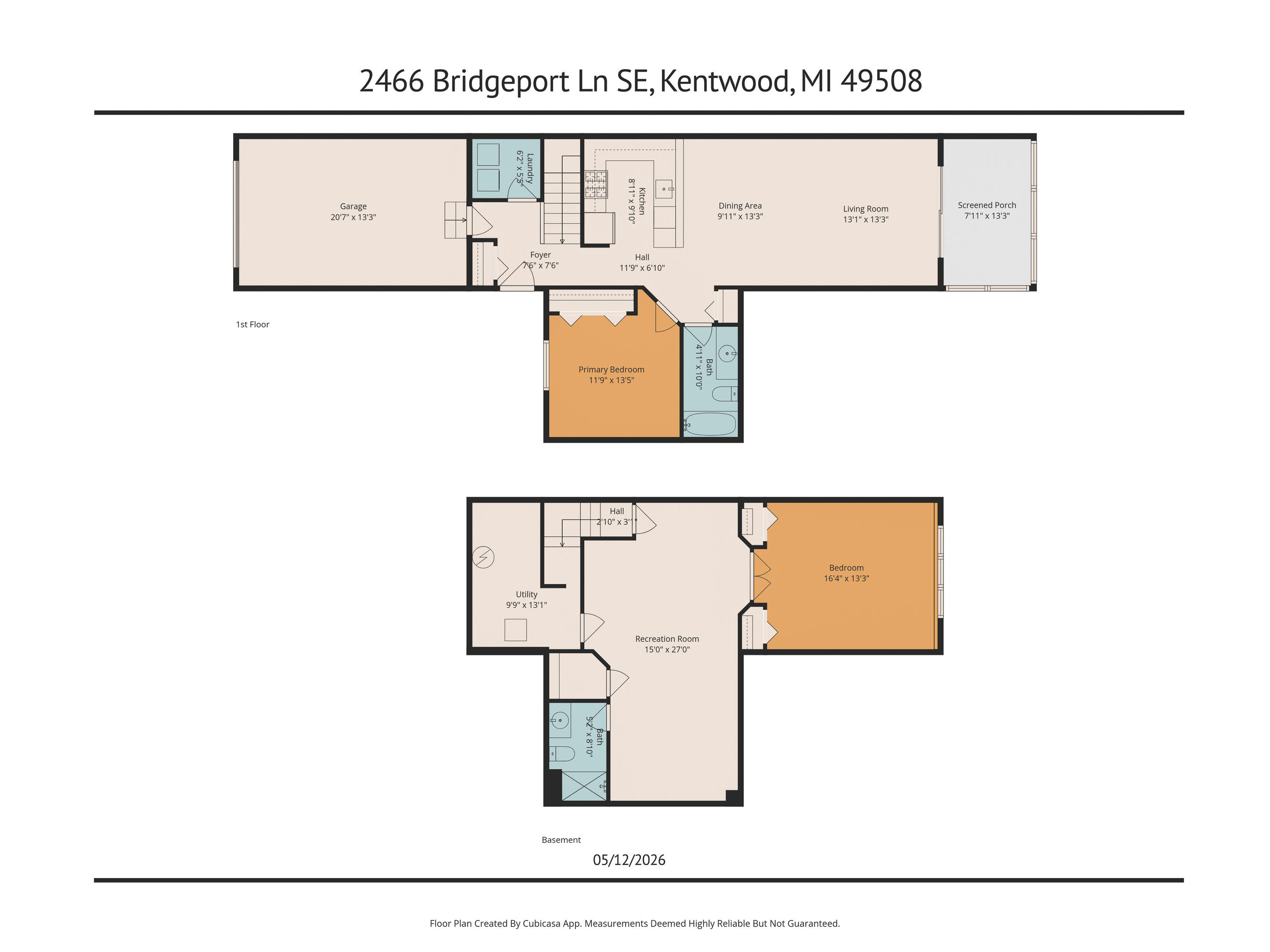 2466 Bridgeport Lane SE Grand Rapids MI 49508