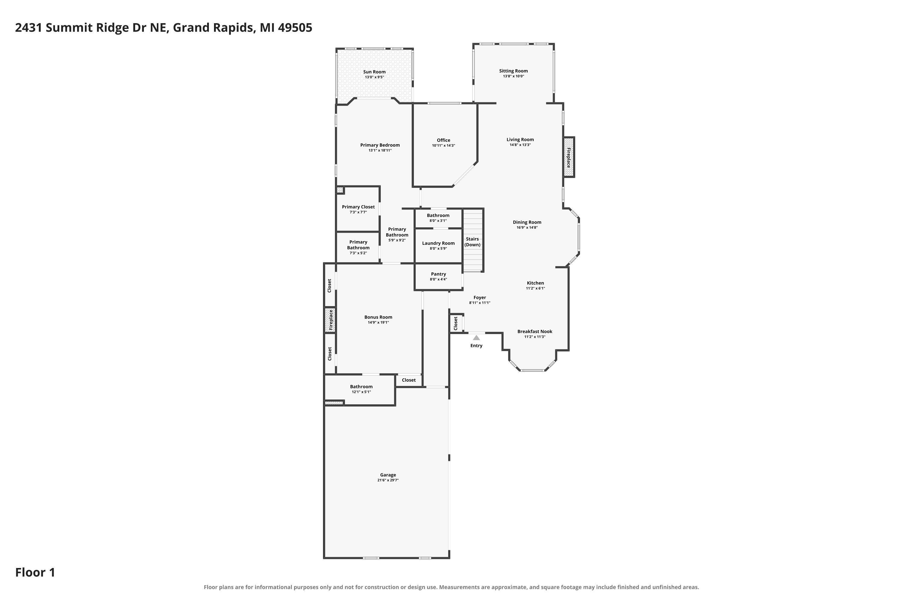 2431 Summit Ridge Drive NE Grand Rapids MI 49505