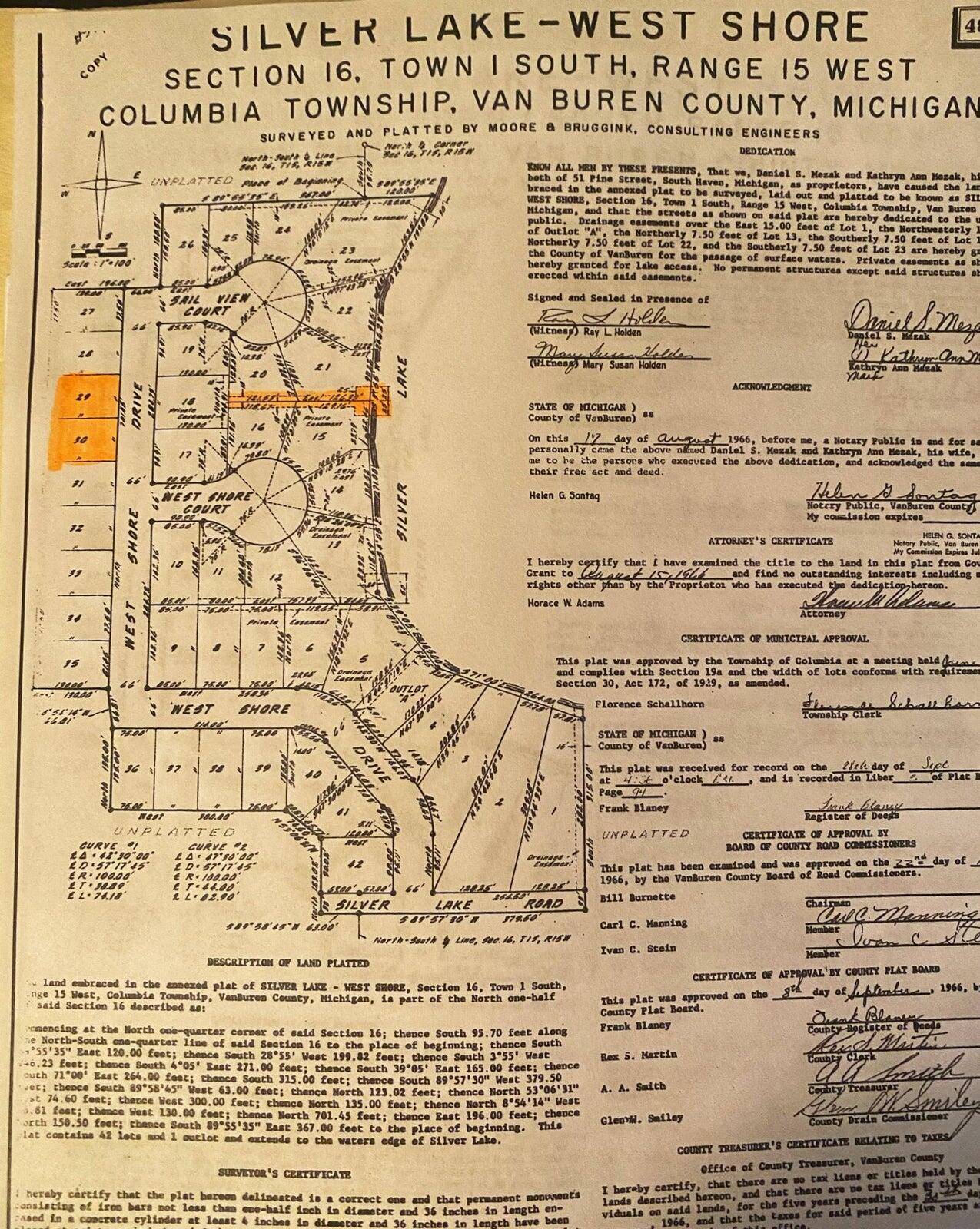 Lot.... West Shore Drive Grand Junction MI 49056