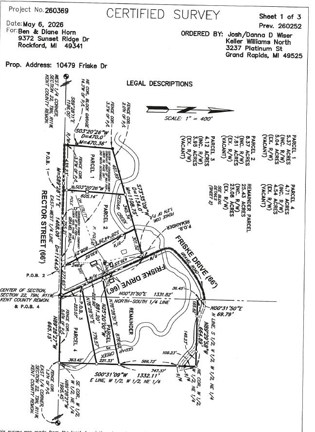 Parcels 1 & 2 Rector Street NE Rockford MI 49341