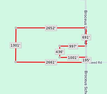 1400 Block Broceus School Road Buchanan MI 49107
