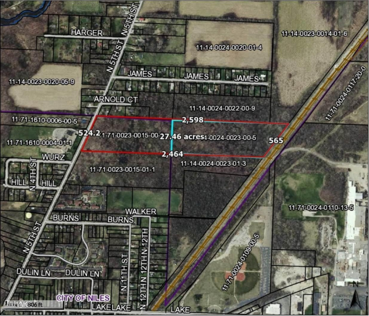Ville N 5th Street Niles MI 49120