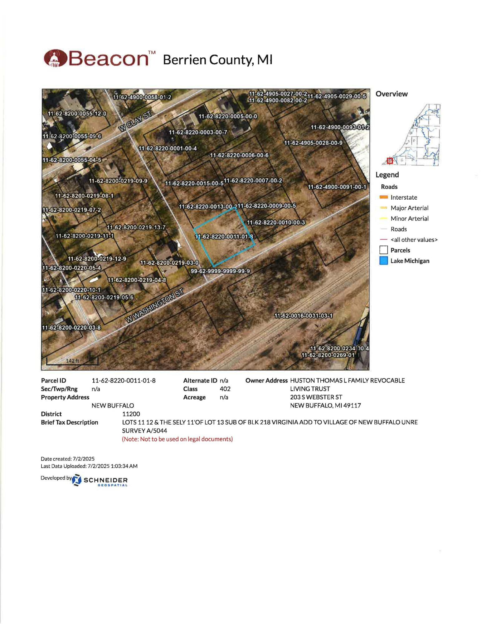 425 S Barker Street New Buffalo MI 49117