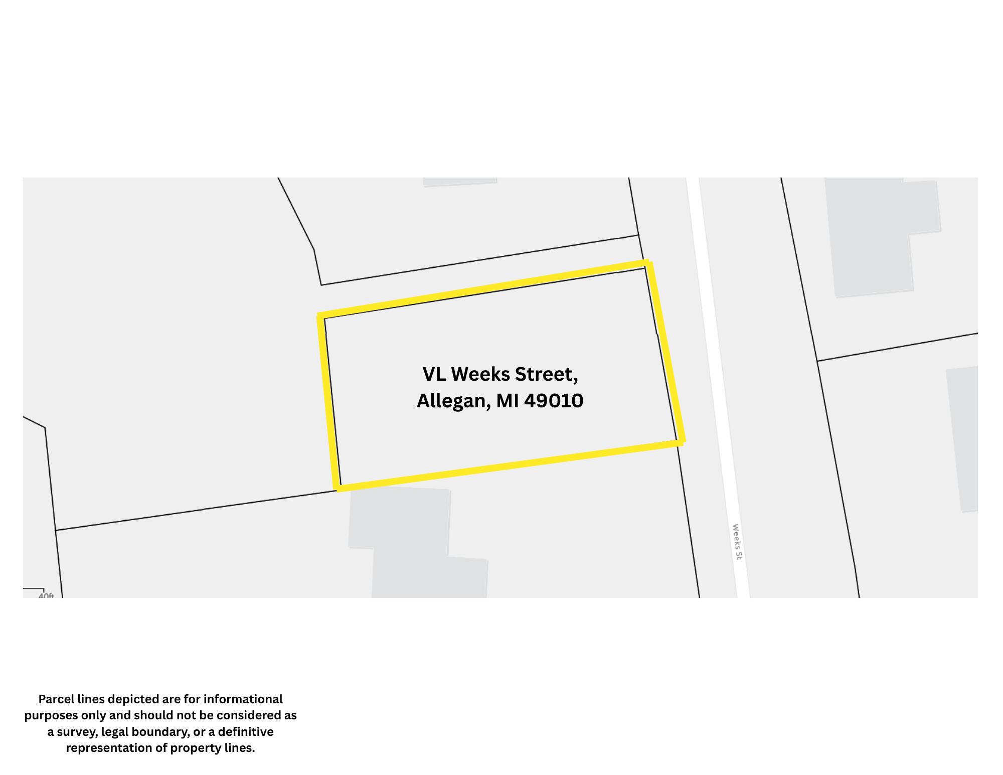 Vl Weeks Street Allegan MI 49010
