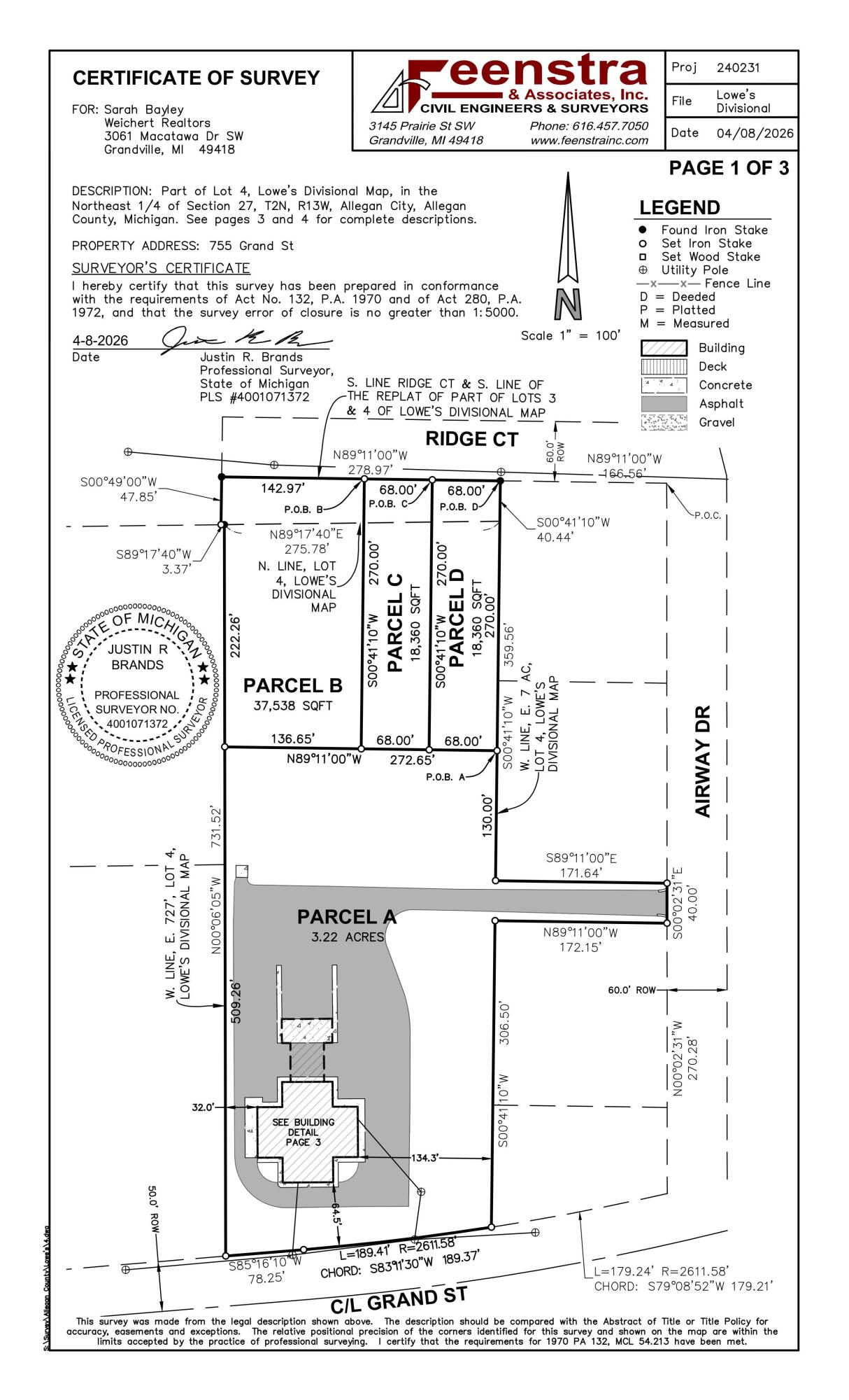 Vl Lot D Ridge Court Allegan MI 49010