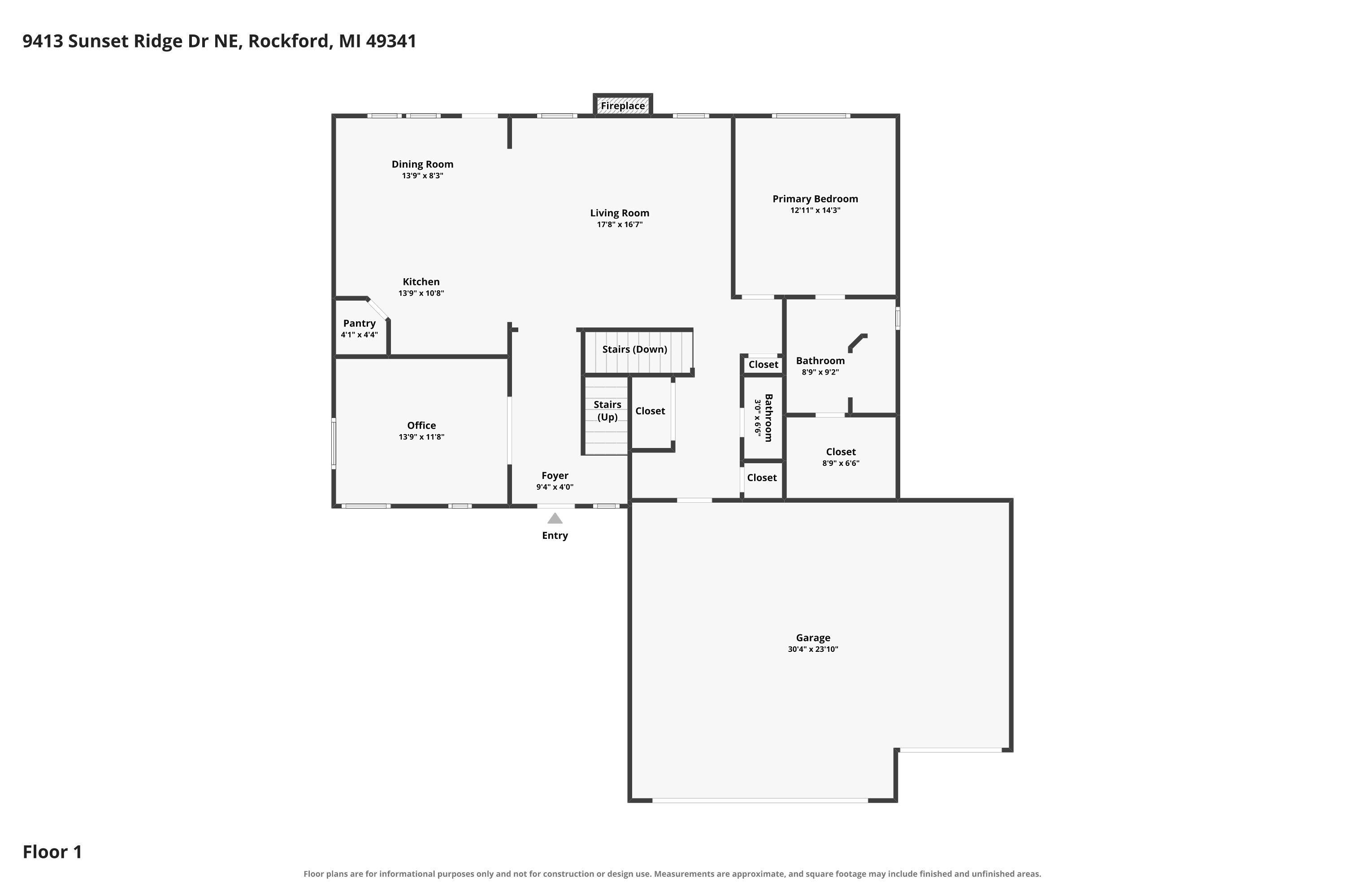 9413 Sunset Ridge Drive NE Rockford MI 49341