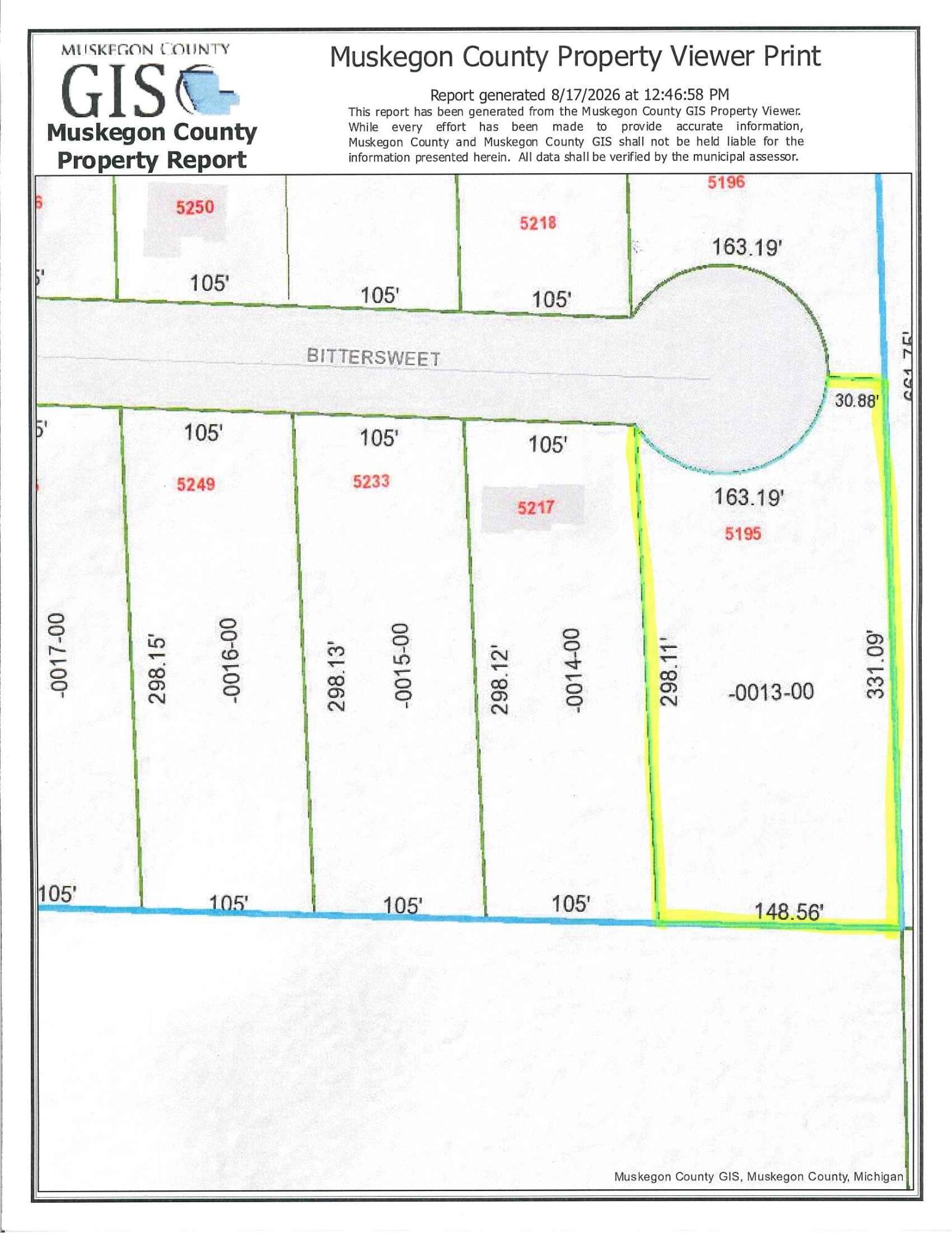 5195 Bittersweet Drive Muskegon MI 49445