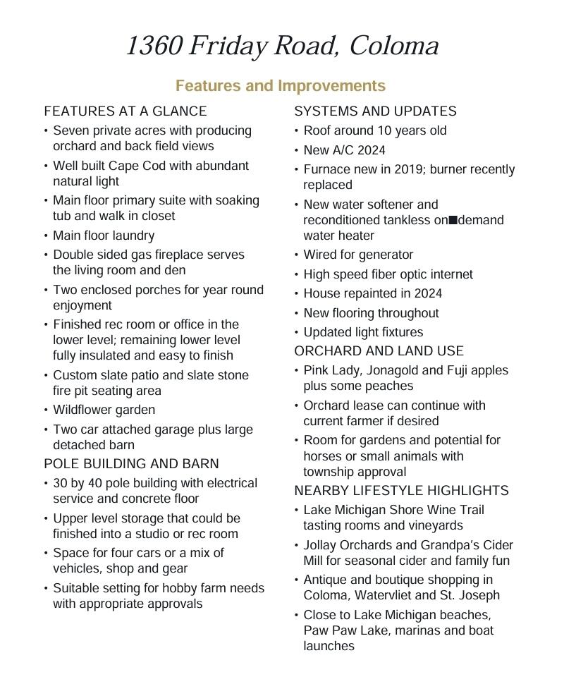 1360 Friday Road Coloma MI 49038