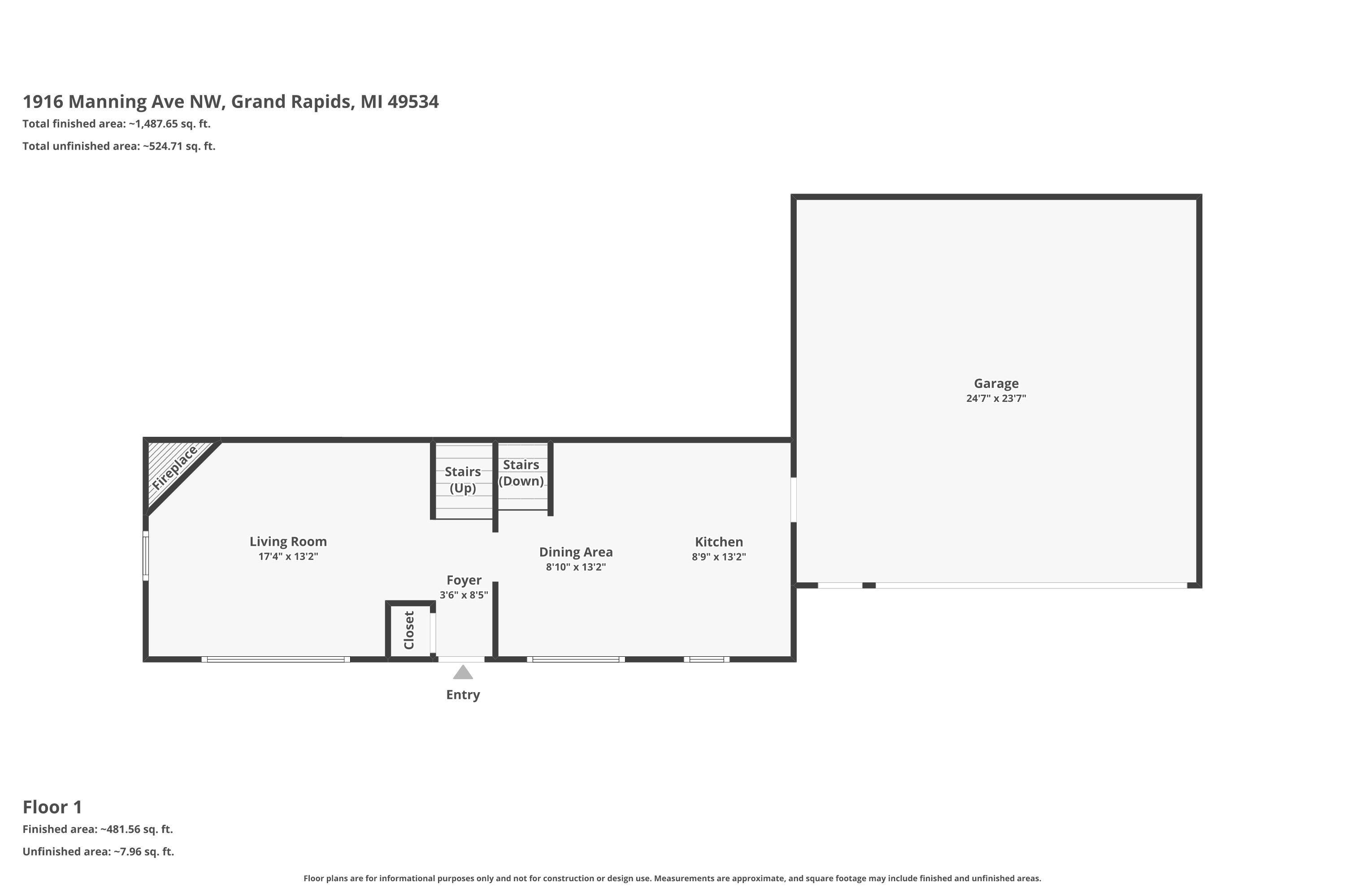 1916 Manning Avenue NW Grand Rapids MI 49534
