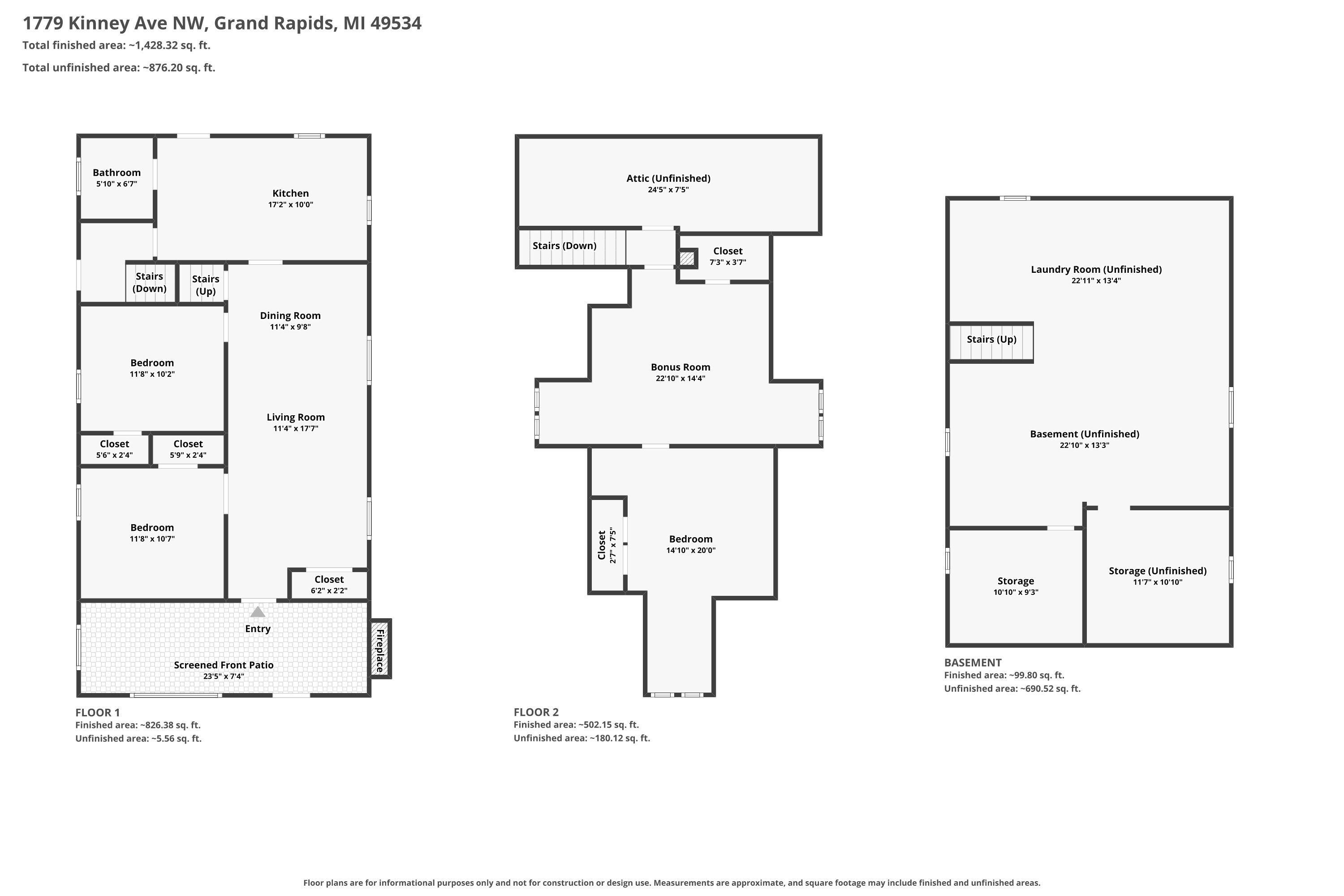 1779 Kinney Avenue NW Grand Rapids MI 49534