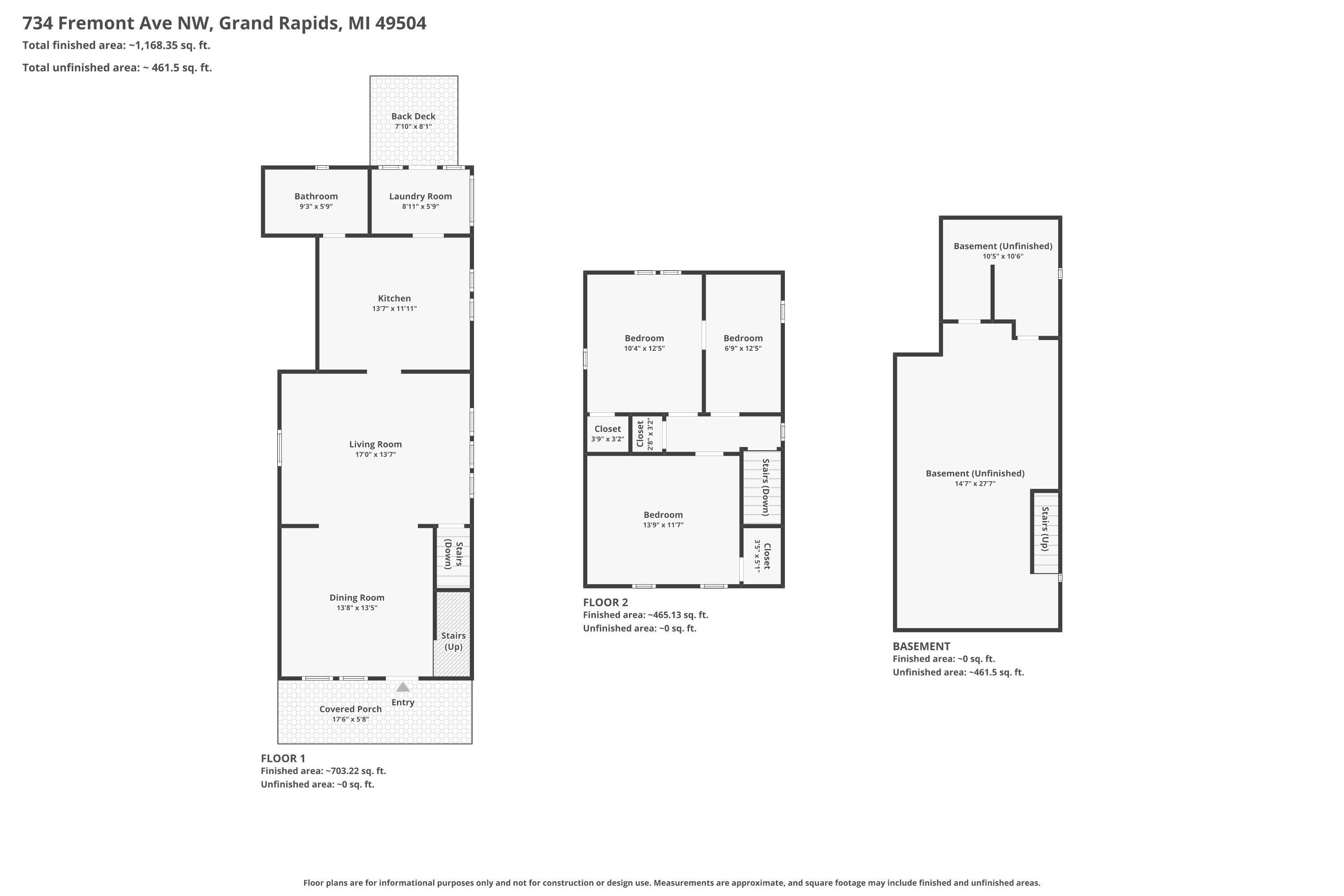 734 Fremont Avenue NW Grand Rapids MI 49504