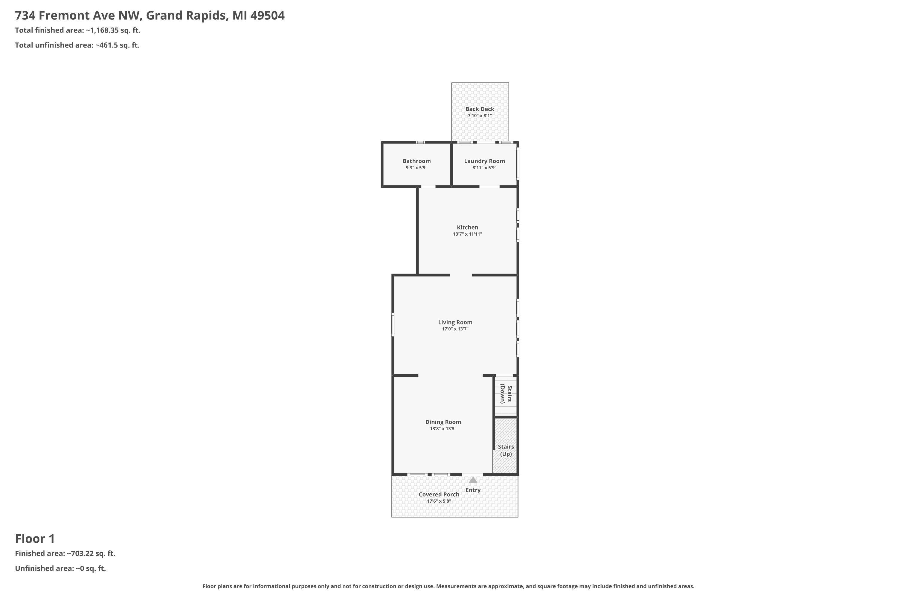 734 Fremont Avenue NW Grand Rapids MI 49504