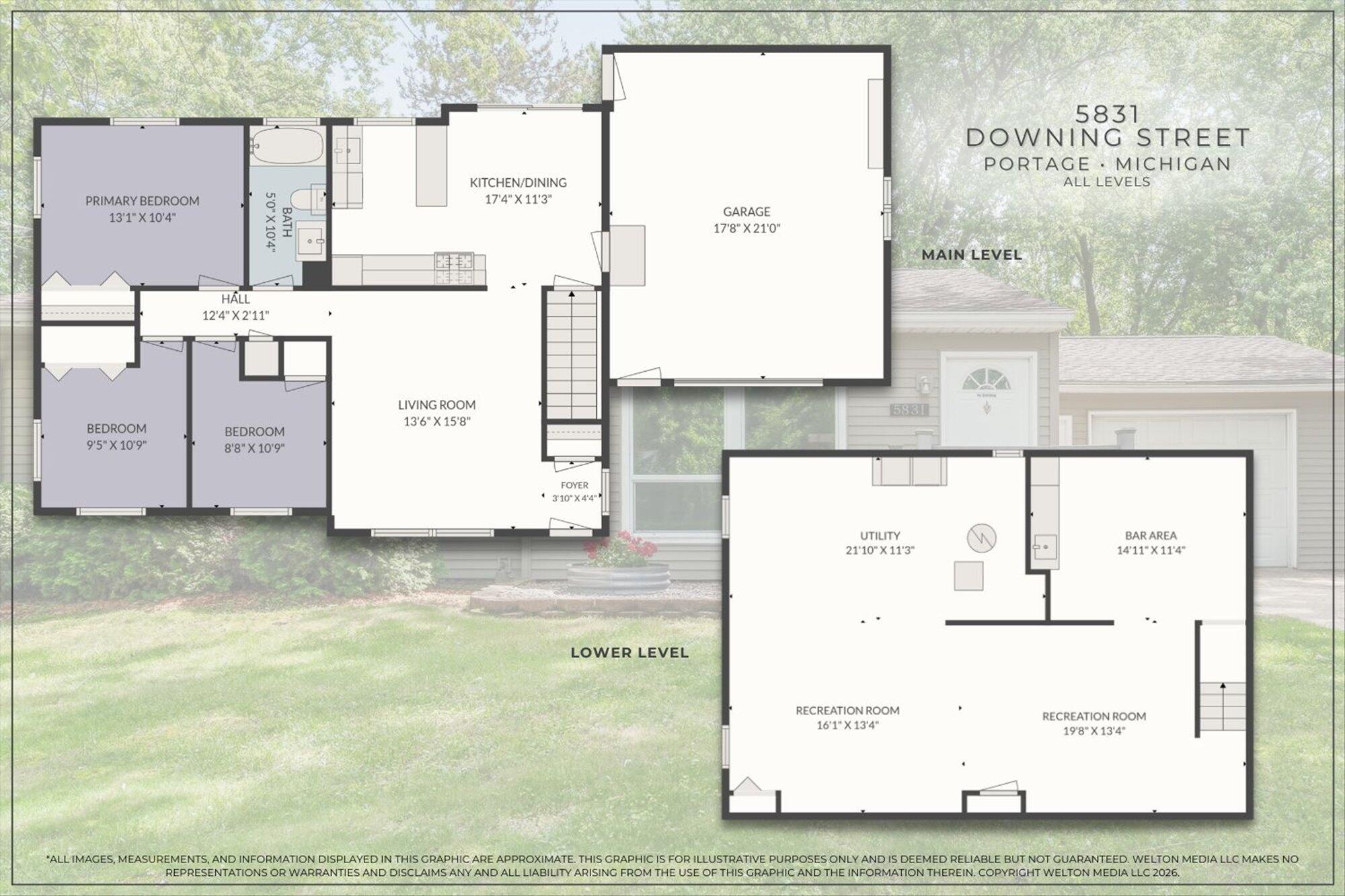 5831 Downing Street Portage MI 49024