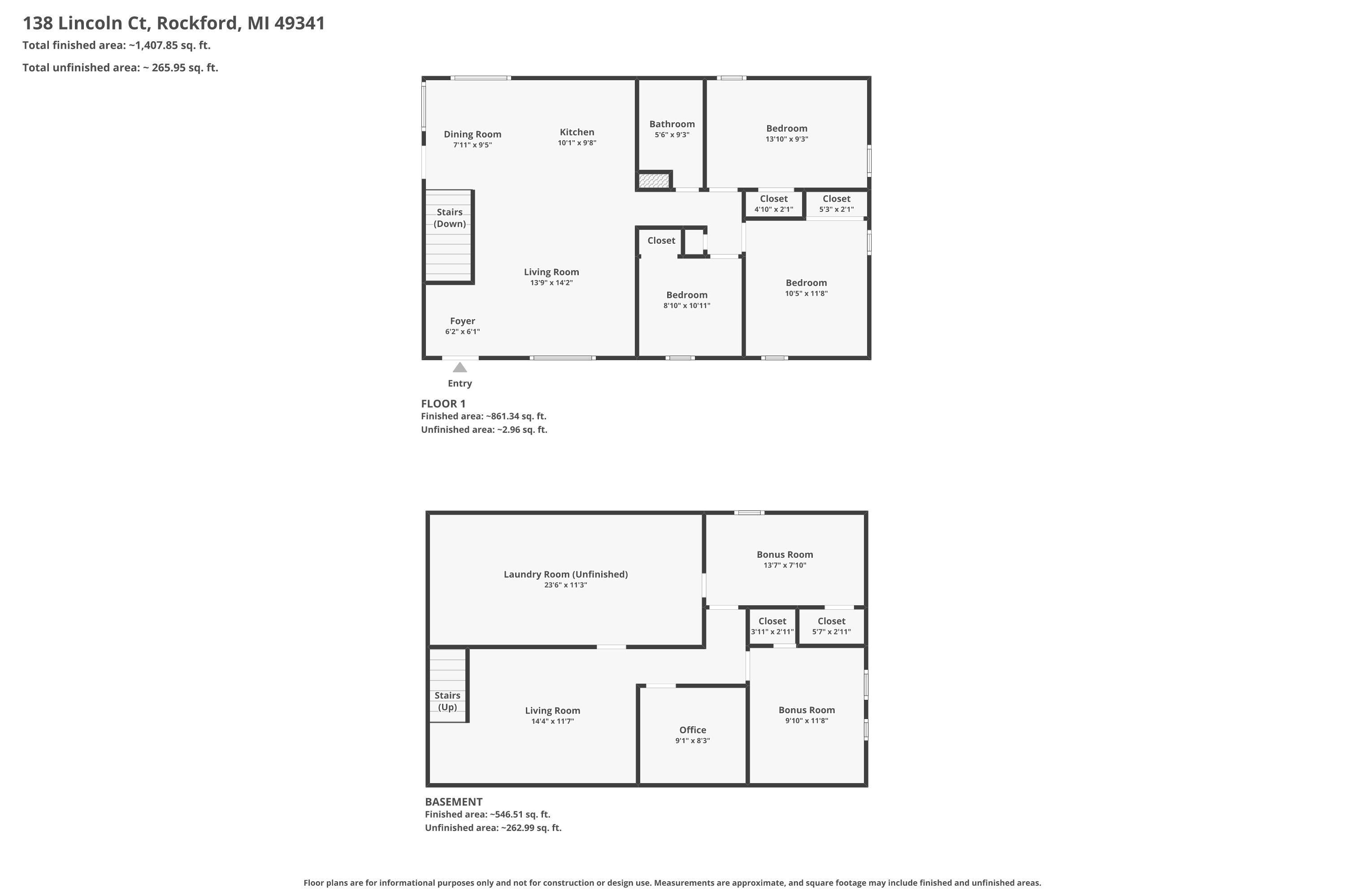 138 Lincoln Court Rockford MI 49341