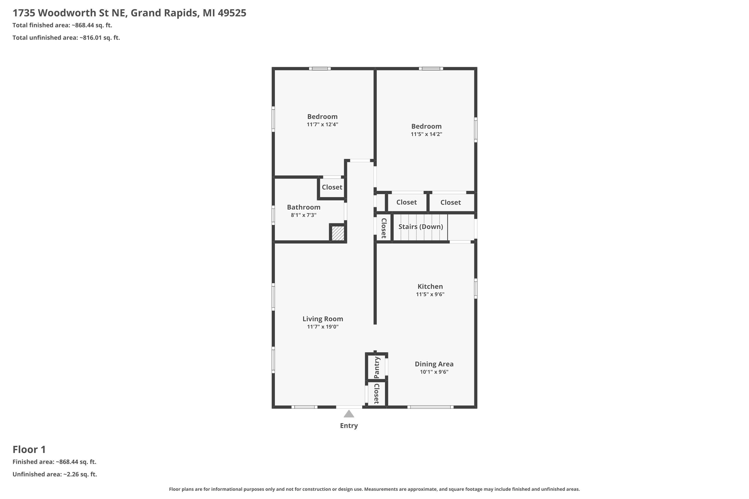 1735 Woodworth Street NE Grand Rapids MI 49525