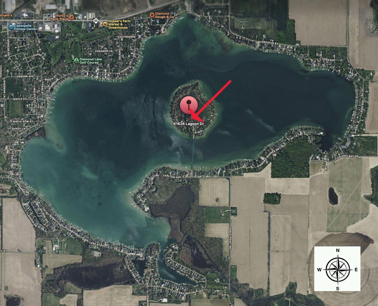 61626 Lagoon Drive Cassopolis MI 49031