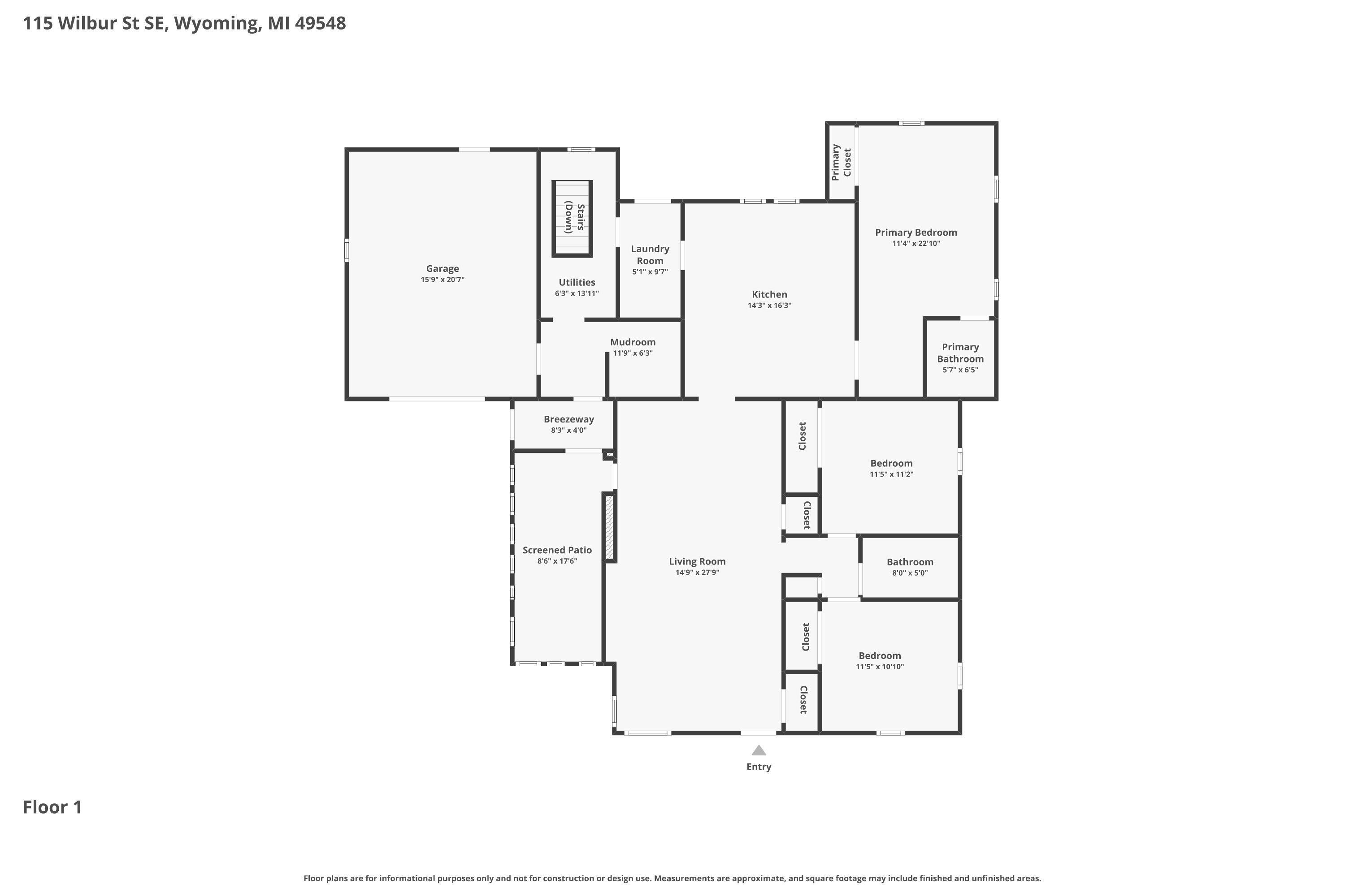 115 Wilbur Street SE Grand Rapids MI 49548