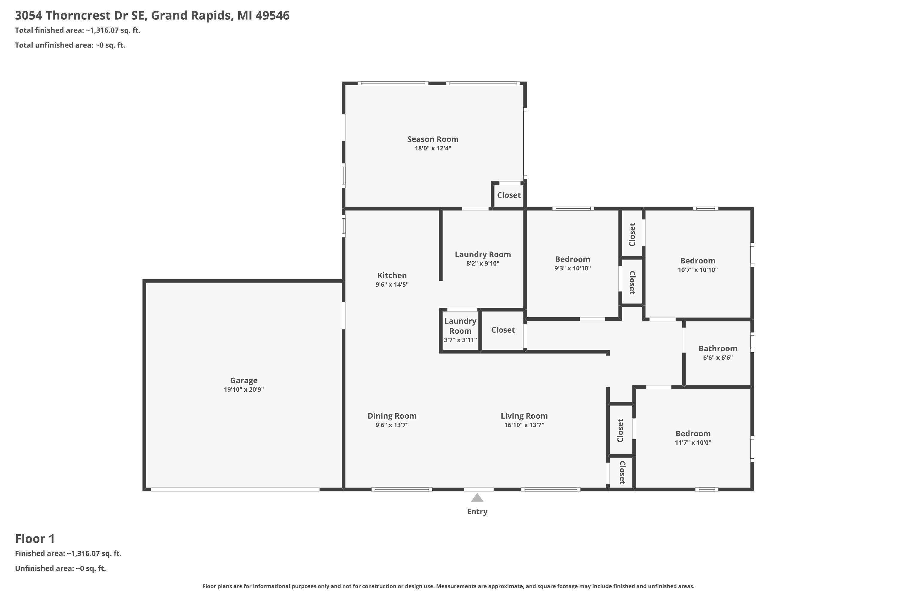 3054 Thorncrest Drive SE Grand Rapids MI 49546