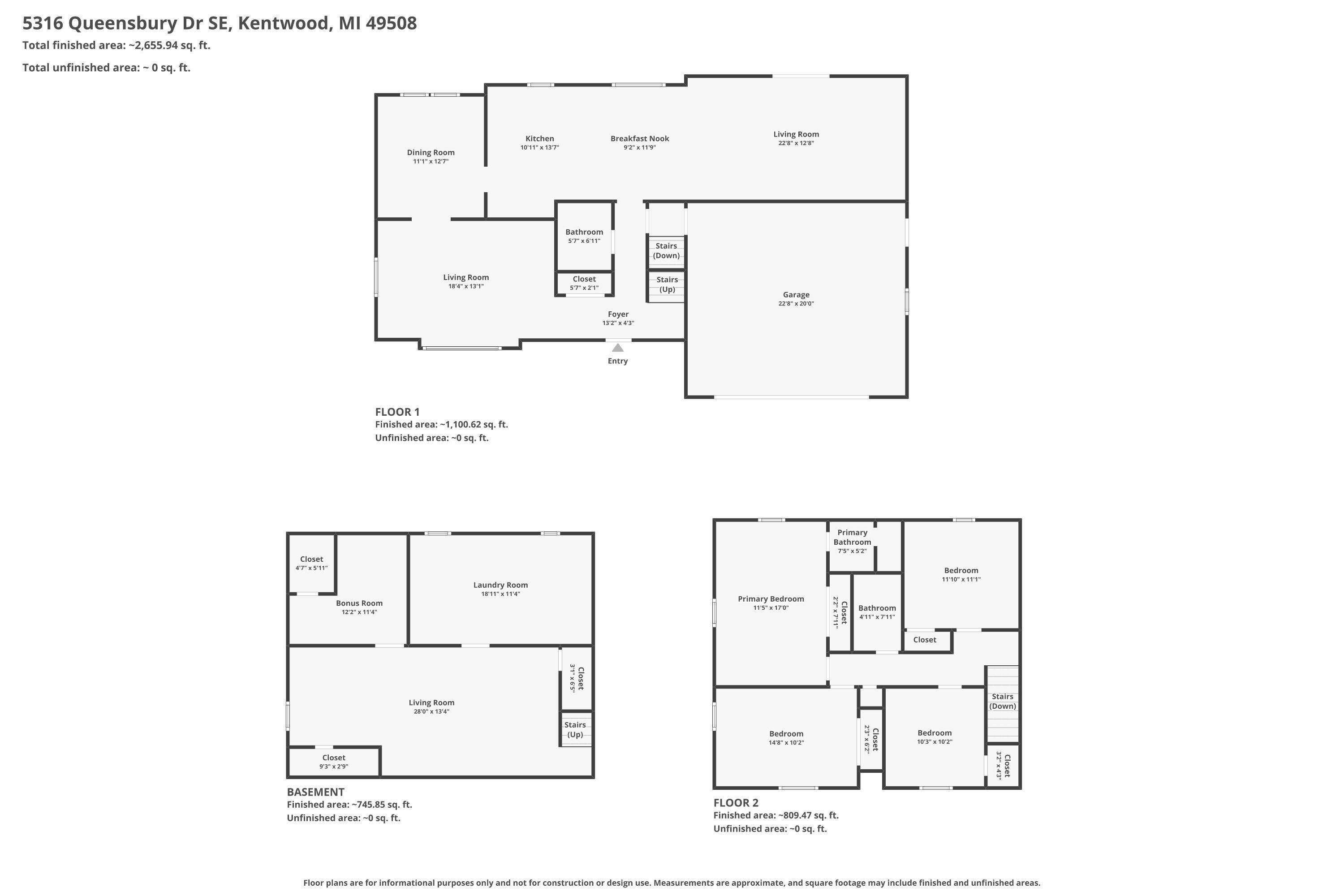 5316 Queensbury Drive SE Grand Rapids MI 49508