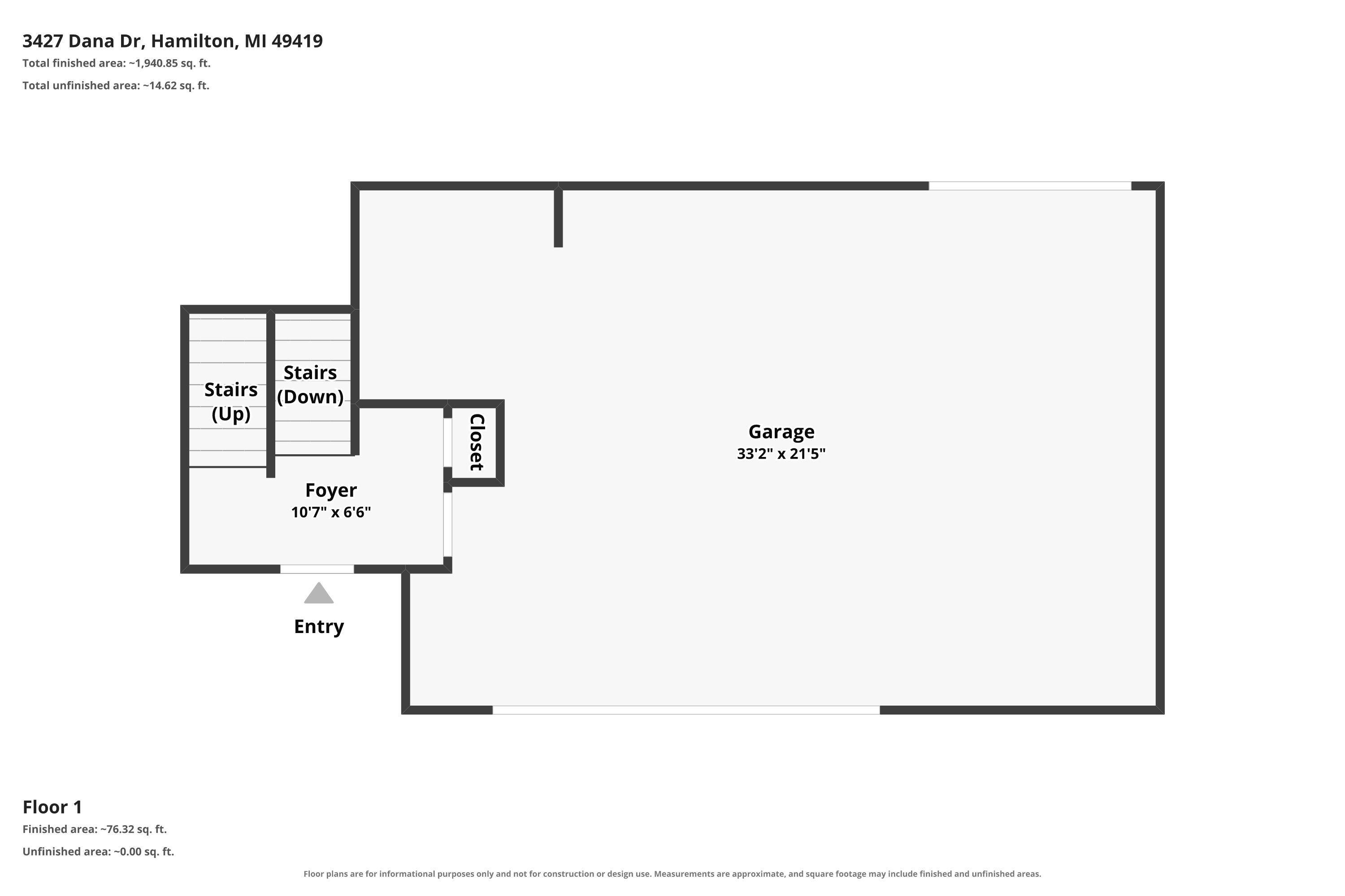 3427 Dana Drive Hamilton MI 49419
