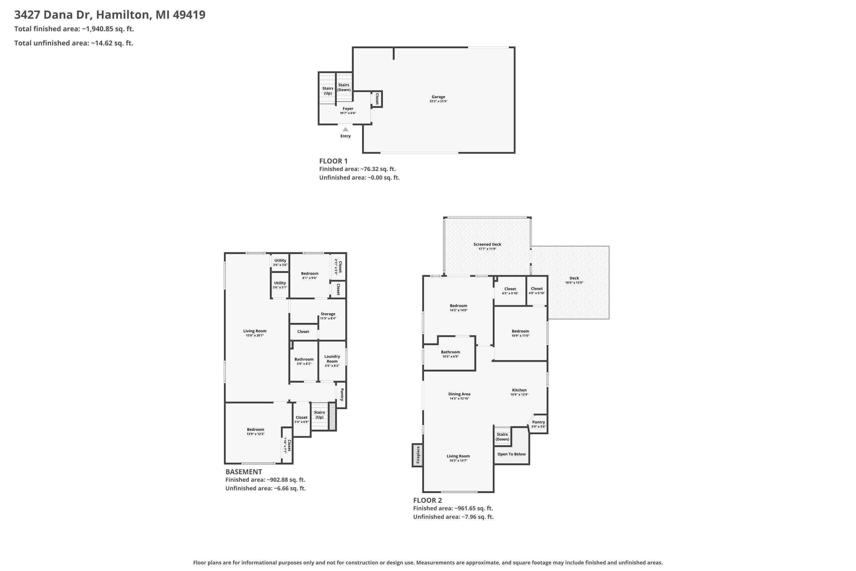 3427 Dana Drive Hamilton MI 49419