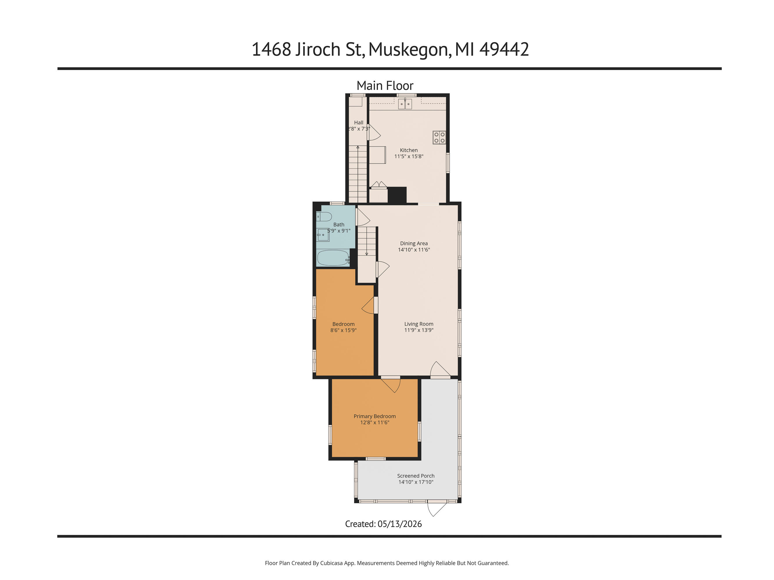 1468 Jiroch Street Muskegon MI 49442