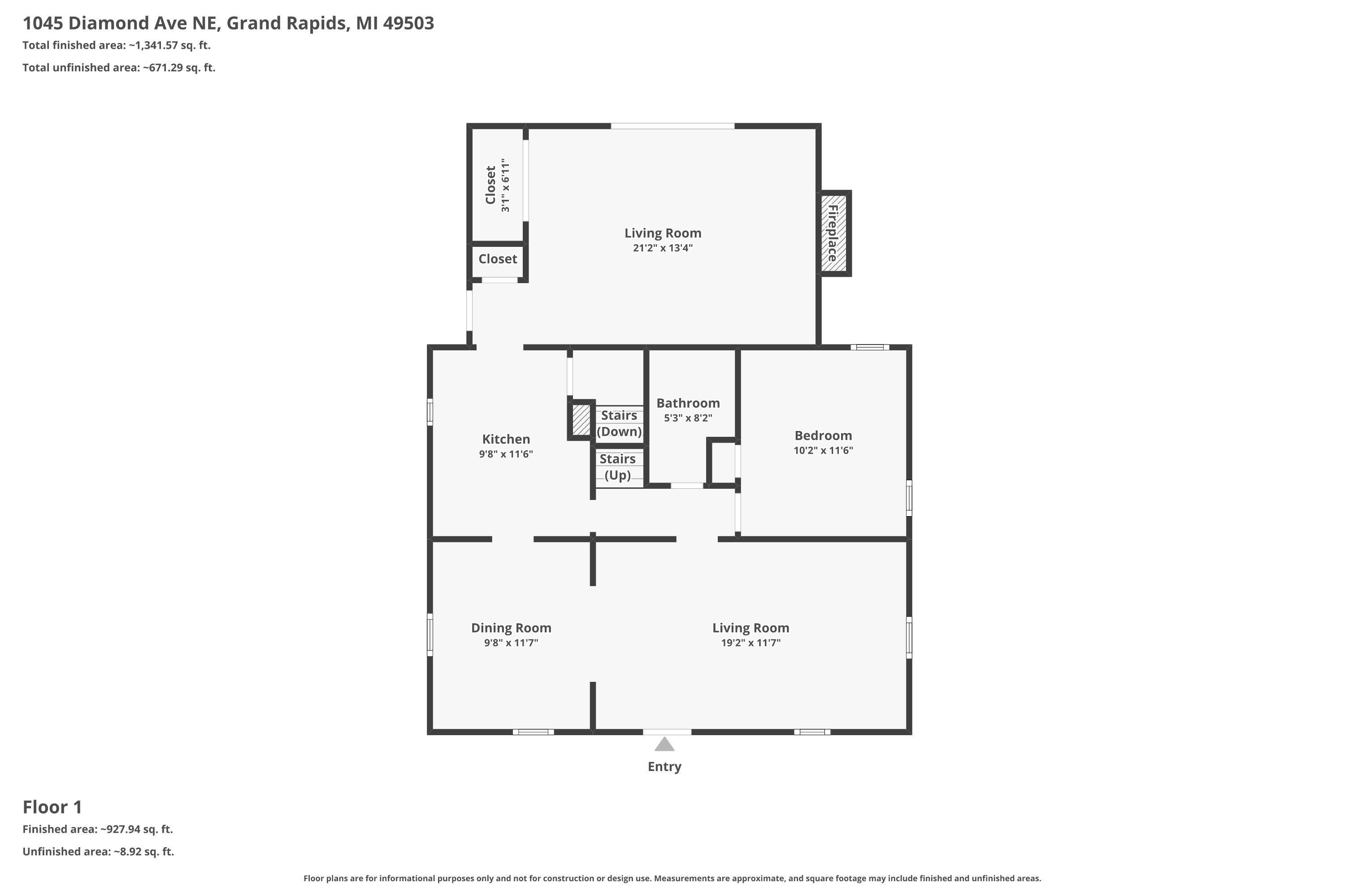 1045 Diamond Avenue NE Grand Rapids MI 49503