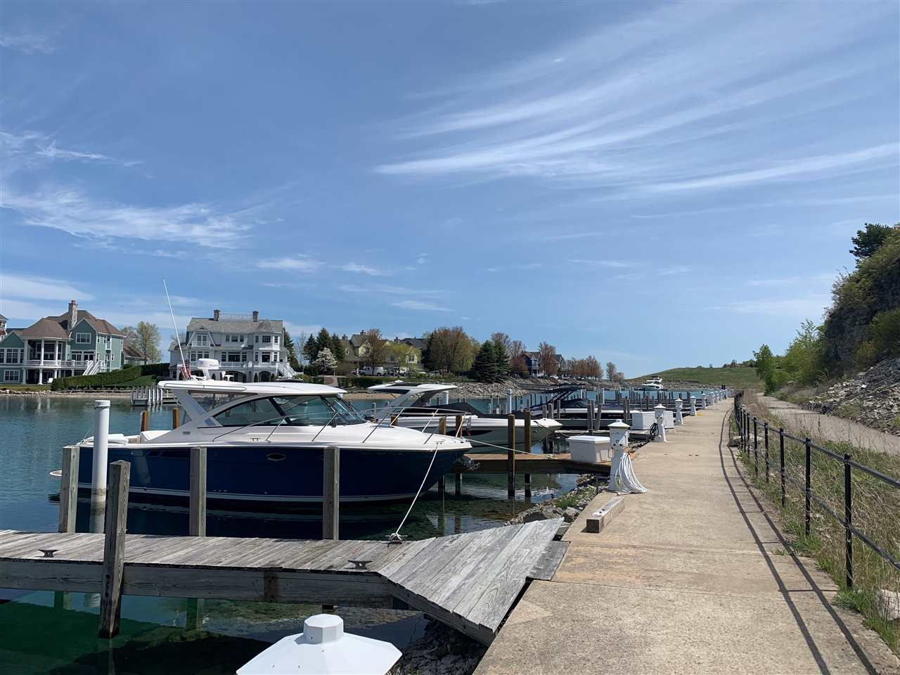 Village Harbor Docks Bay Harbor MI 49770