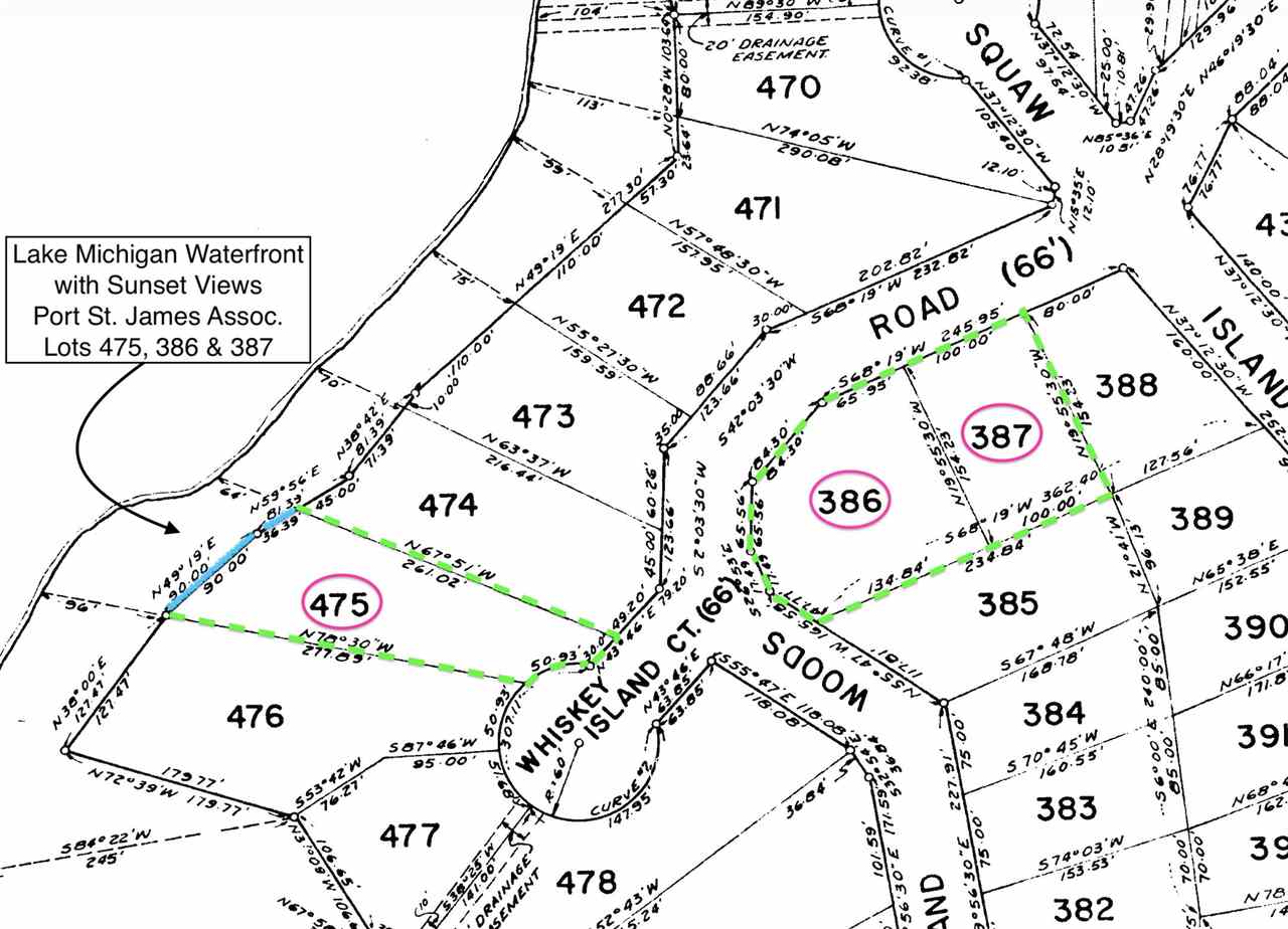 Lot 475,386,387 Island Woods Road N Beaver Island MI 49782