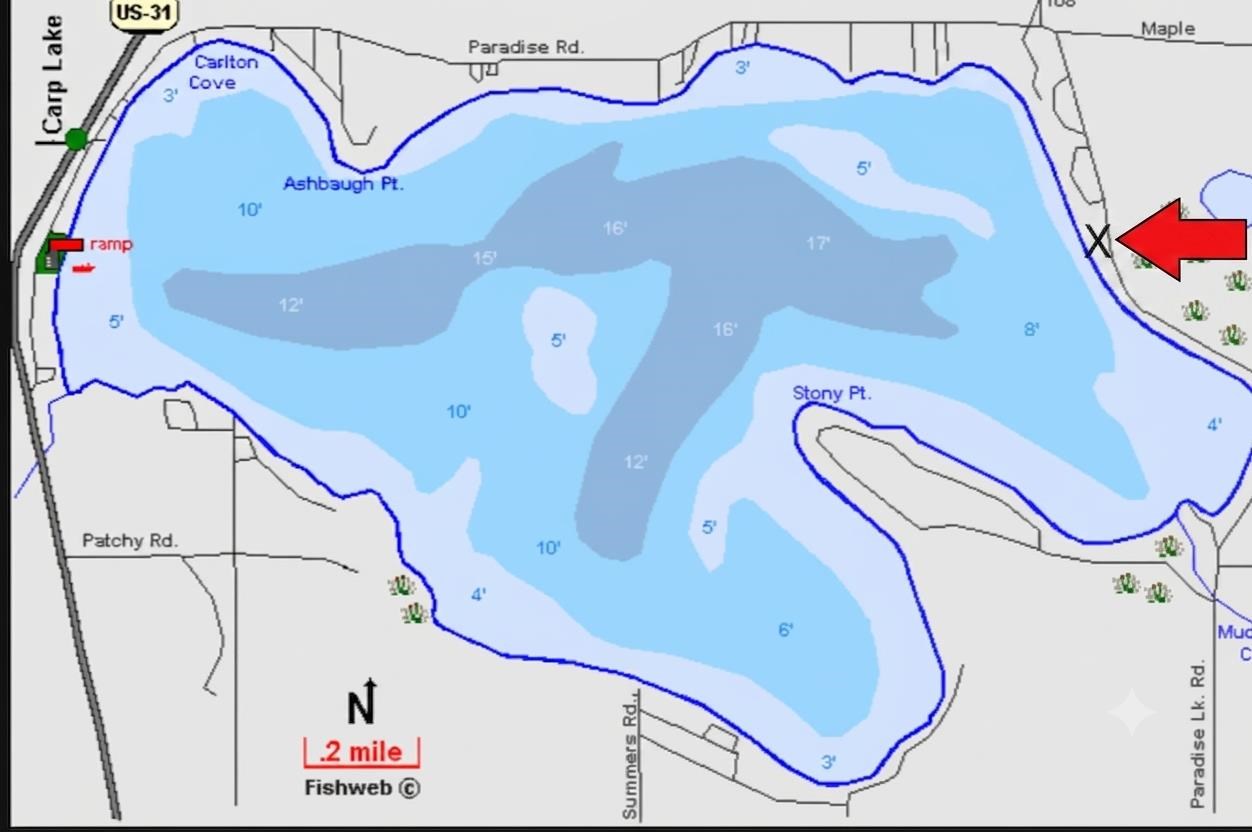 15785 & 15787 Paradise Lake Road Carp Lake MI 49718