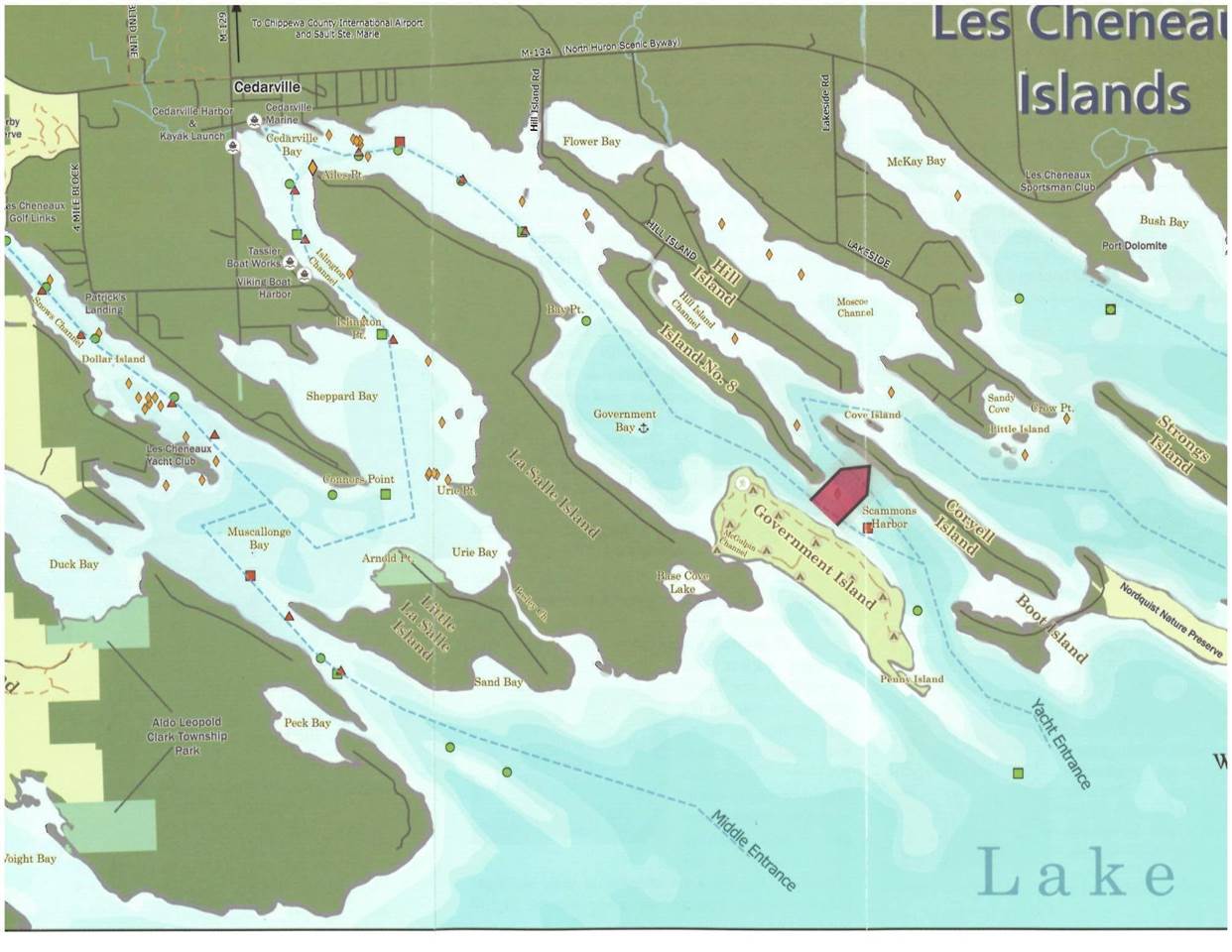 1934 S Coryell Island Cedarville MI 49719
