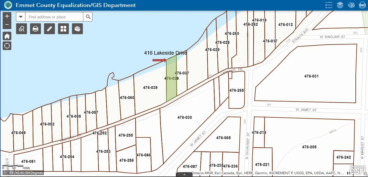 416 Lakeside Drive Mackinaw City MI 49701