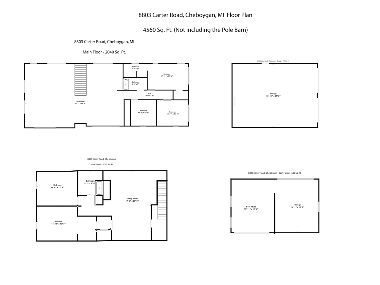 8803 Carter Road Cheboygan MI 49721