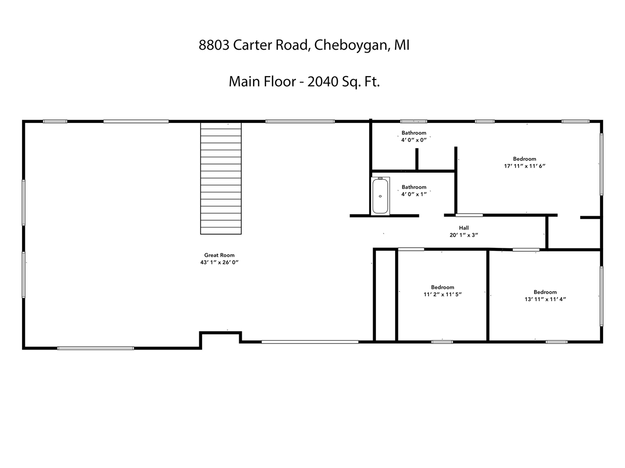 8803 Carter Road Cheboygan MI 49721